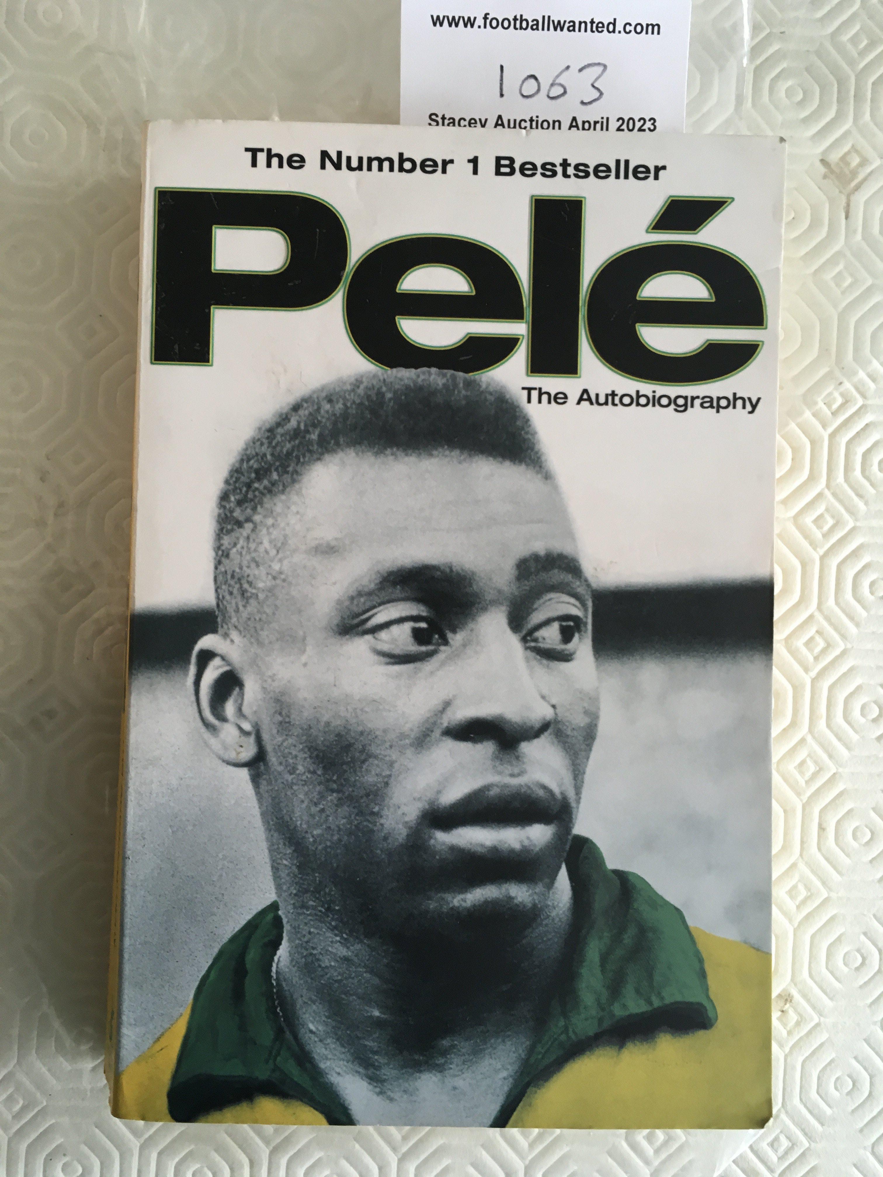 Pele Signed Football Book: 2006 paperback undedicated with full Edson Pele autograph.