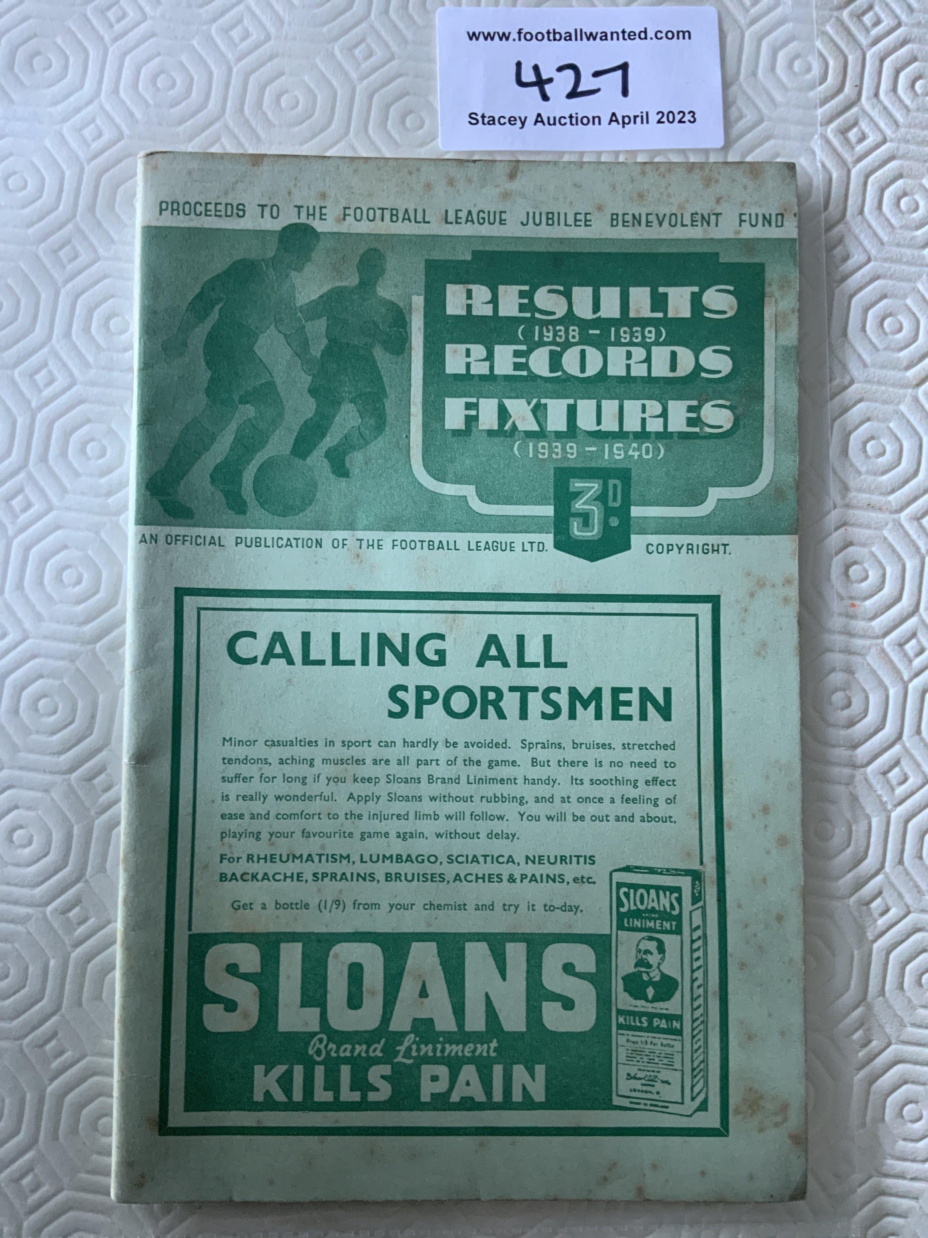 39/40 Southampton v Portsmouth Football Programme: Green Jubilee programme dated 19 August 1939 in fair/good condition with slight foxing. No team changes.