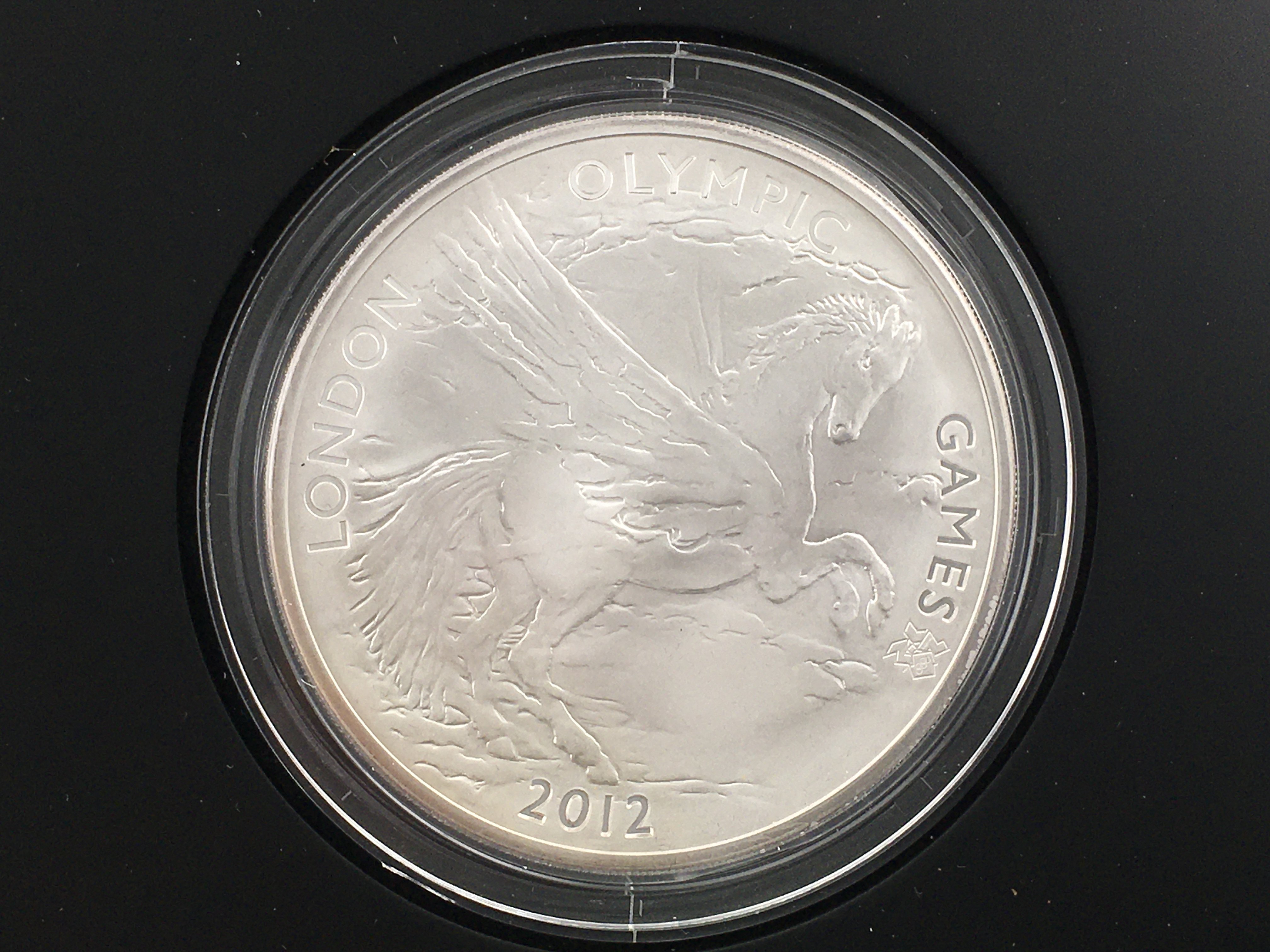2012 London Olympic Games 5oz silver coin with COA.