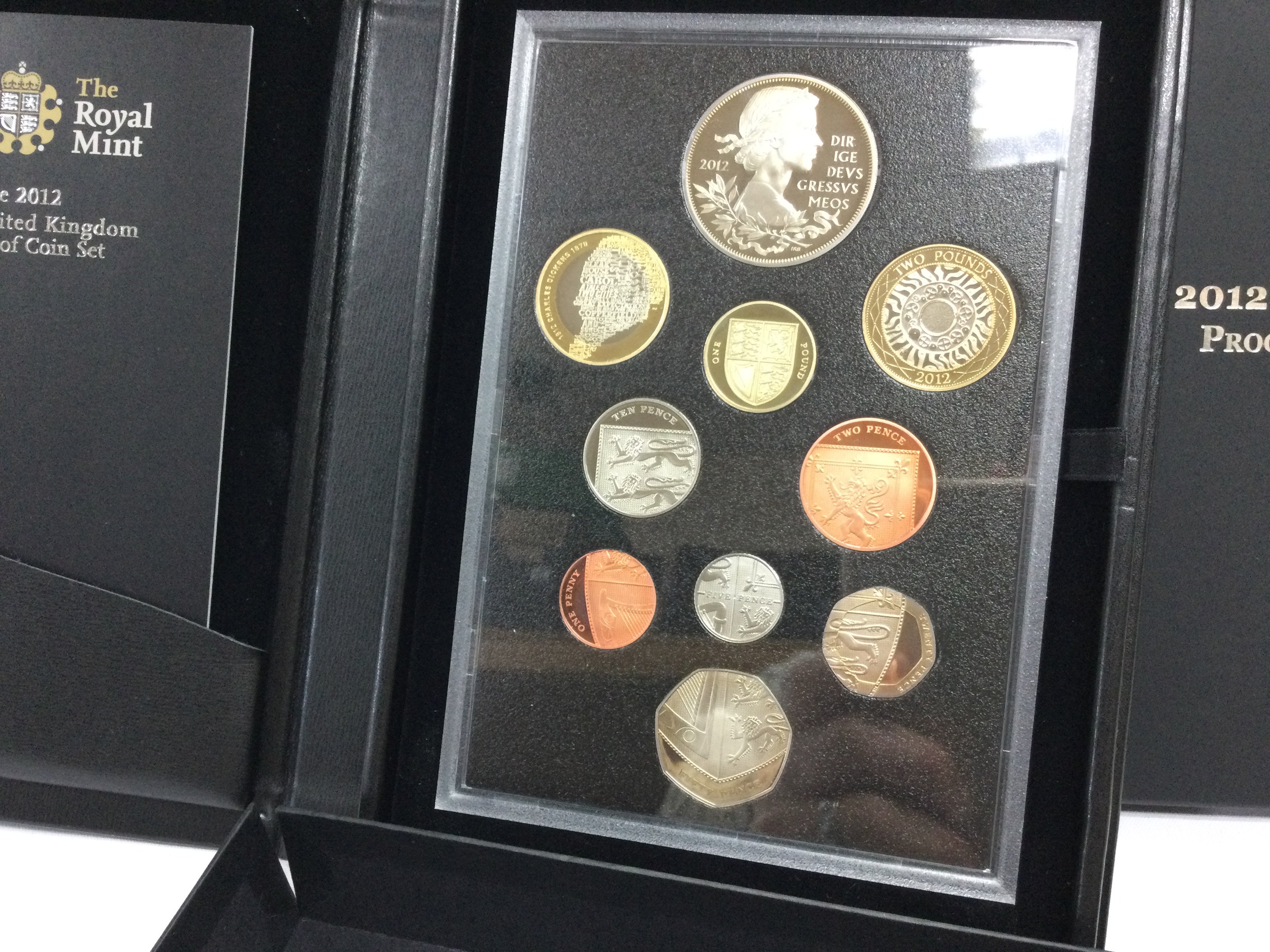 2012 United Kingdom proof coin set. Postage B