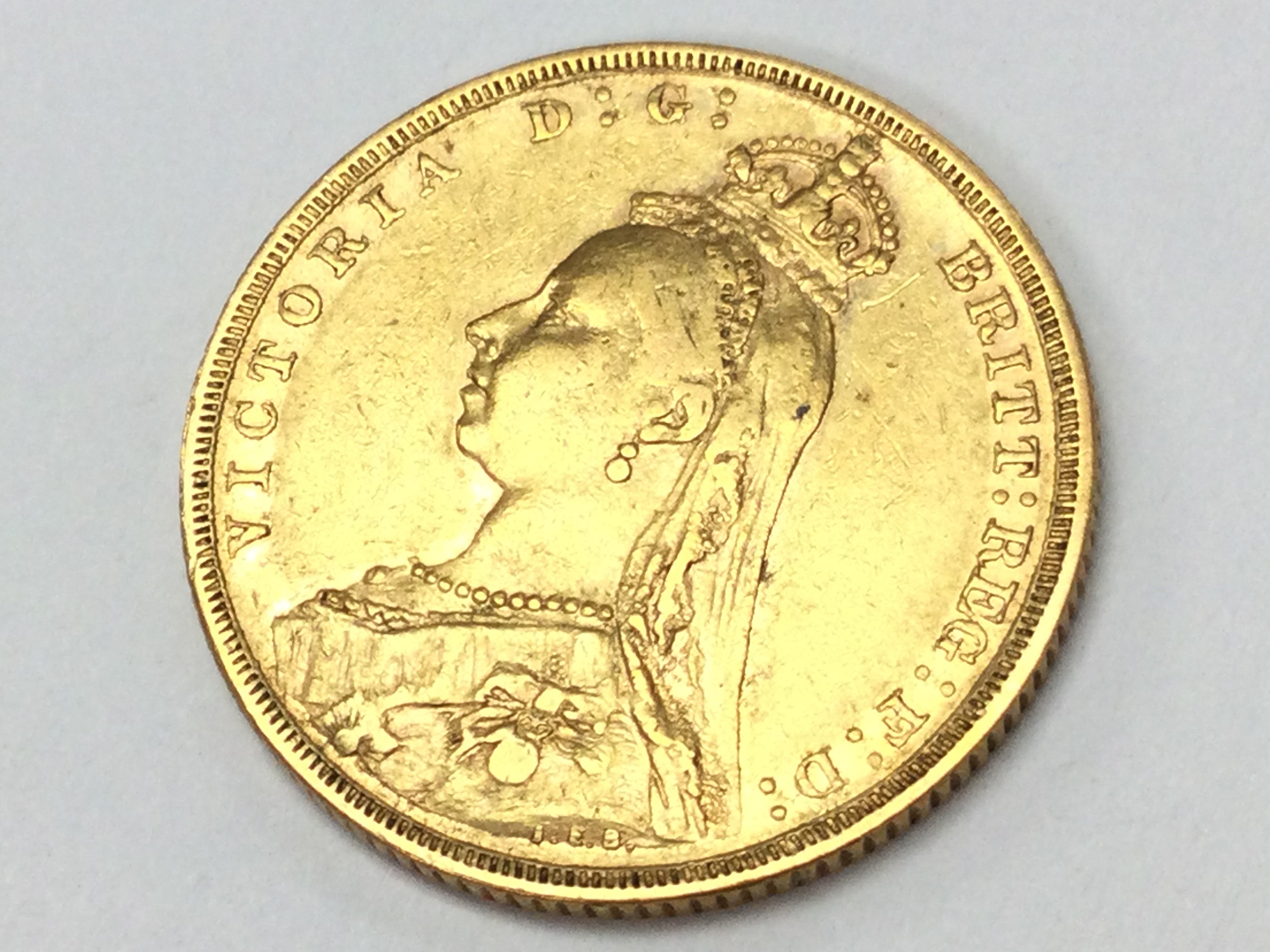A 1889 Melbourne mint sovereign, postage category A