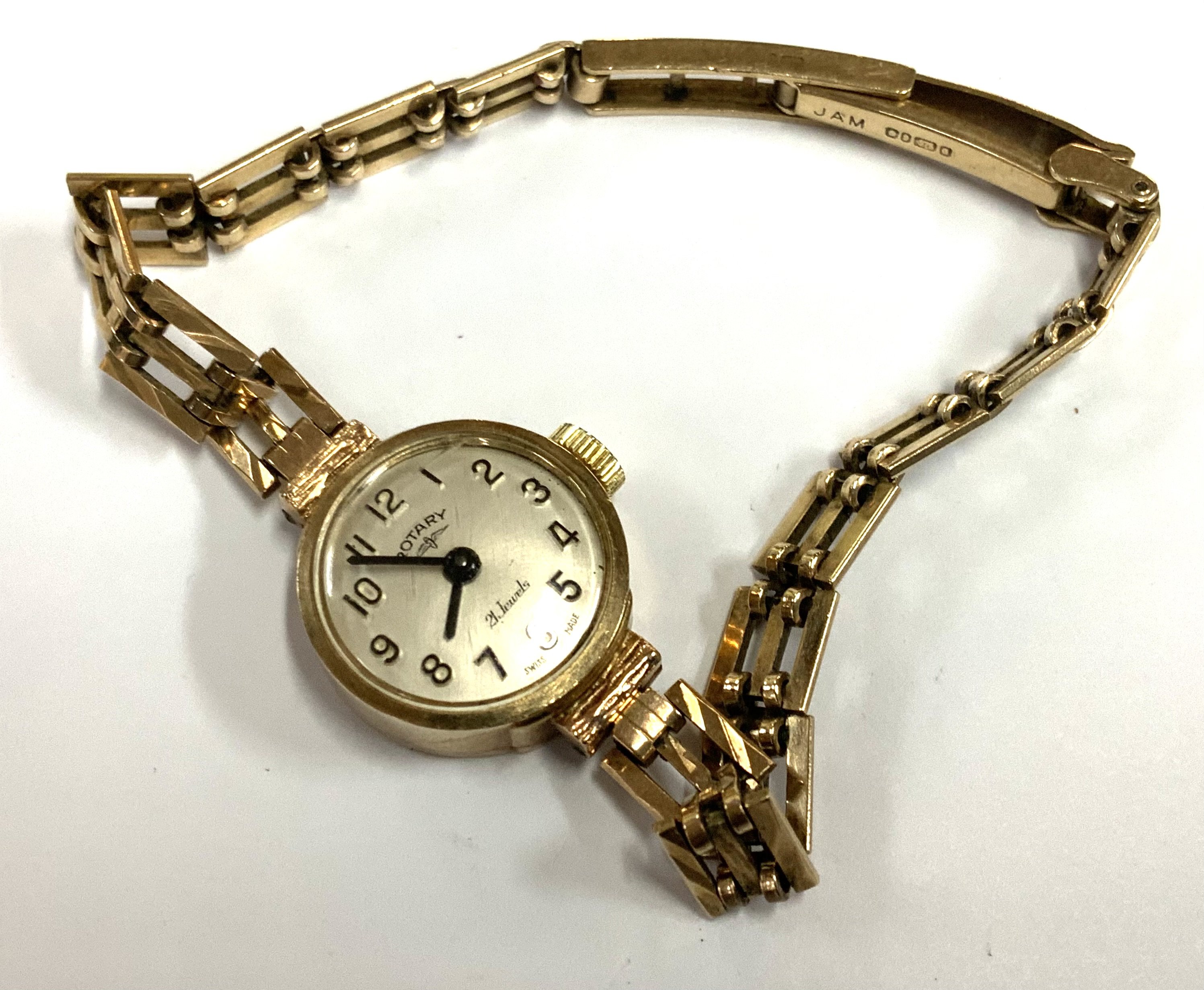 A 9ct gold ladies Rotary wrist watch, 12.09g (A)