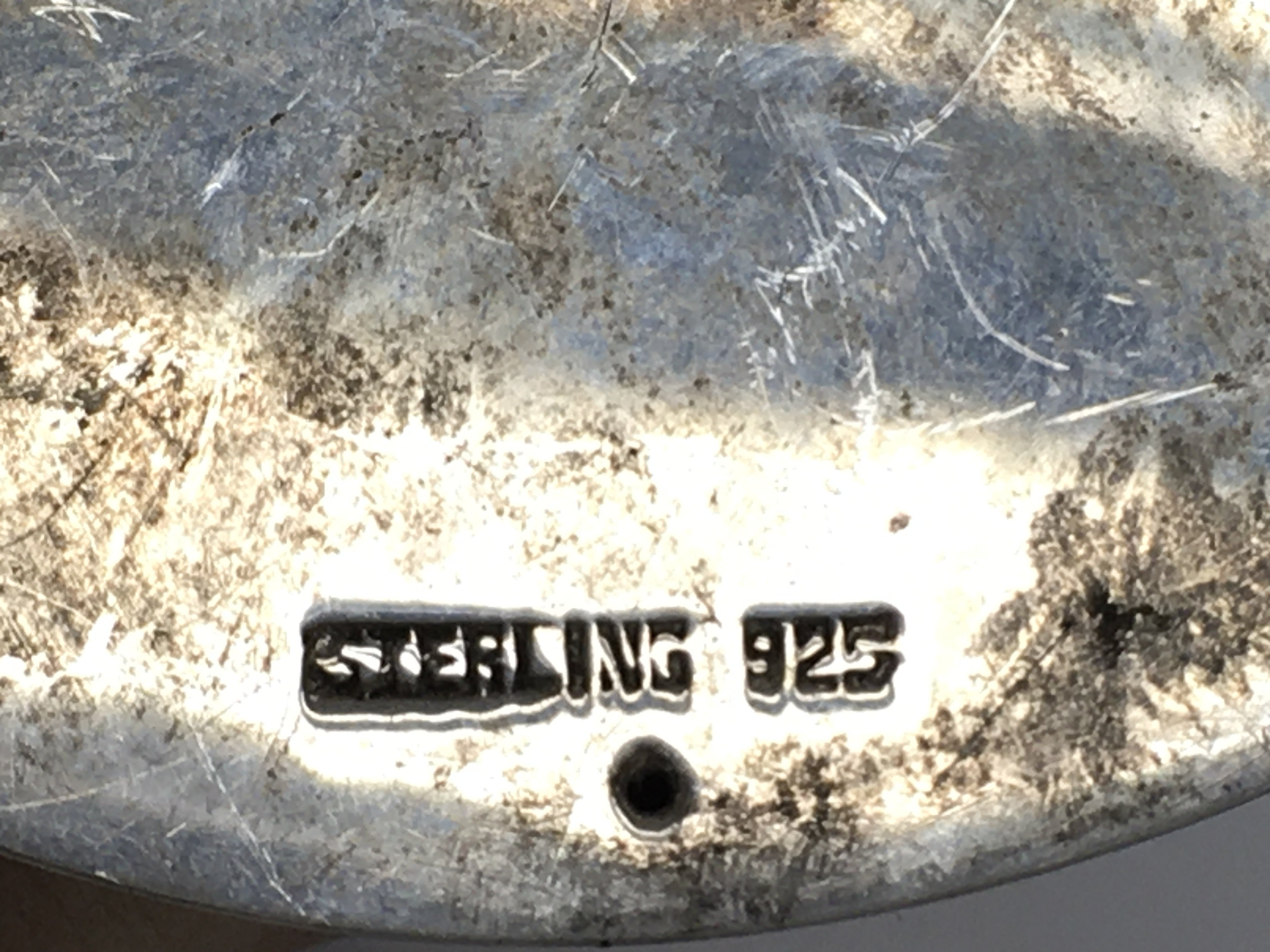 A pair of silver hallmarked candle sticks, 6.5cm tall. Postage category B. NO RESERVE