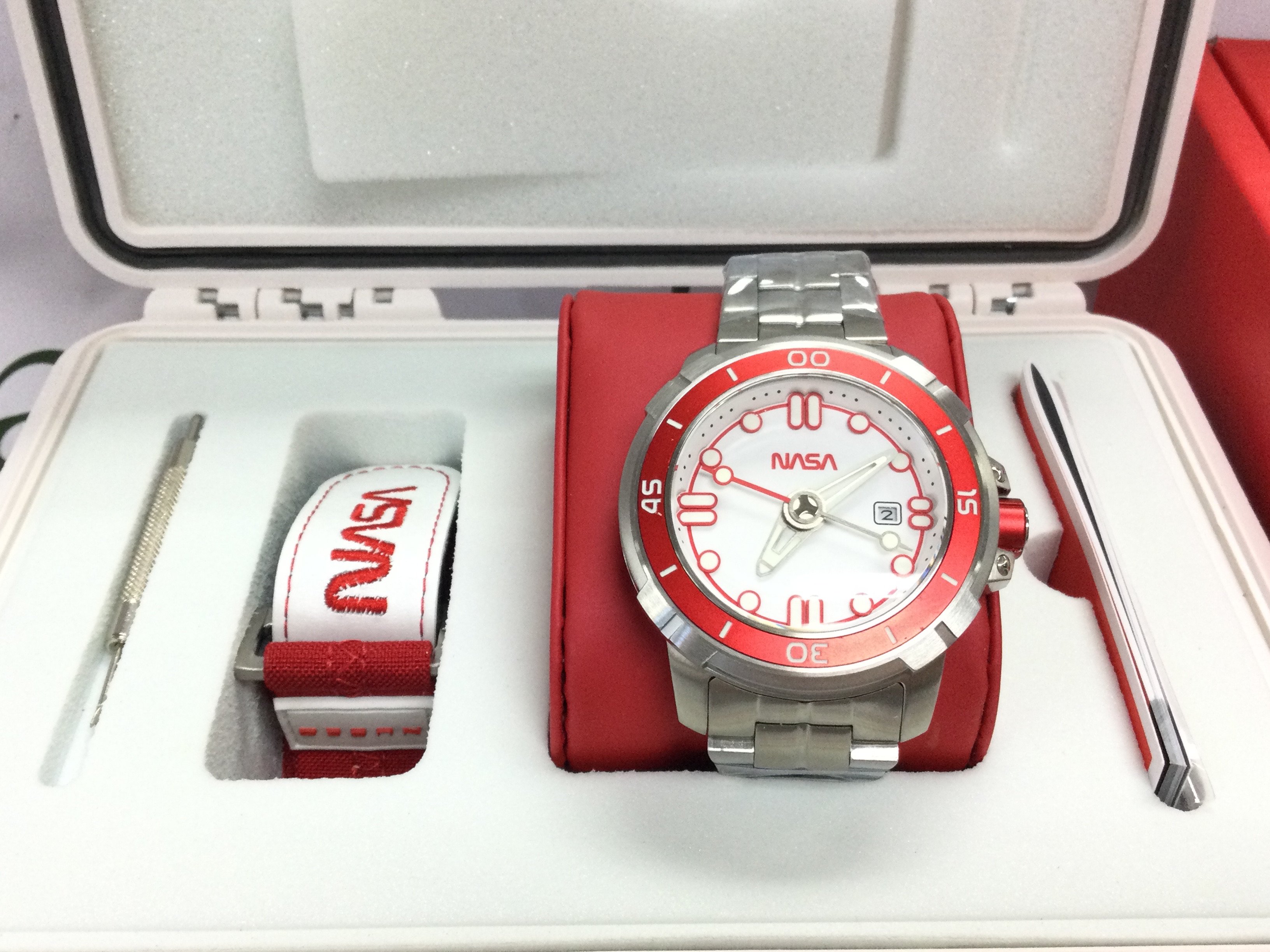 Nubeo NASA Ltd edition automatic watch space flown edition with COA. As new condition and seen working. Postage B