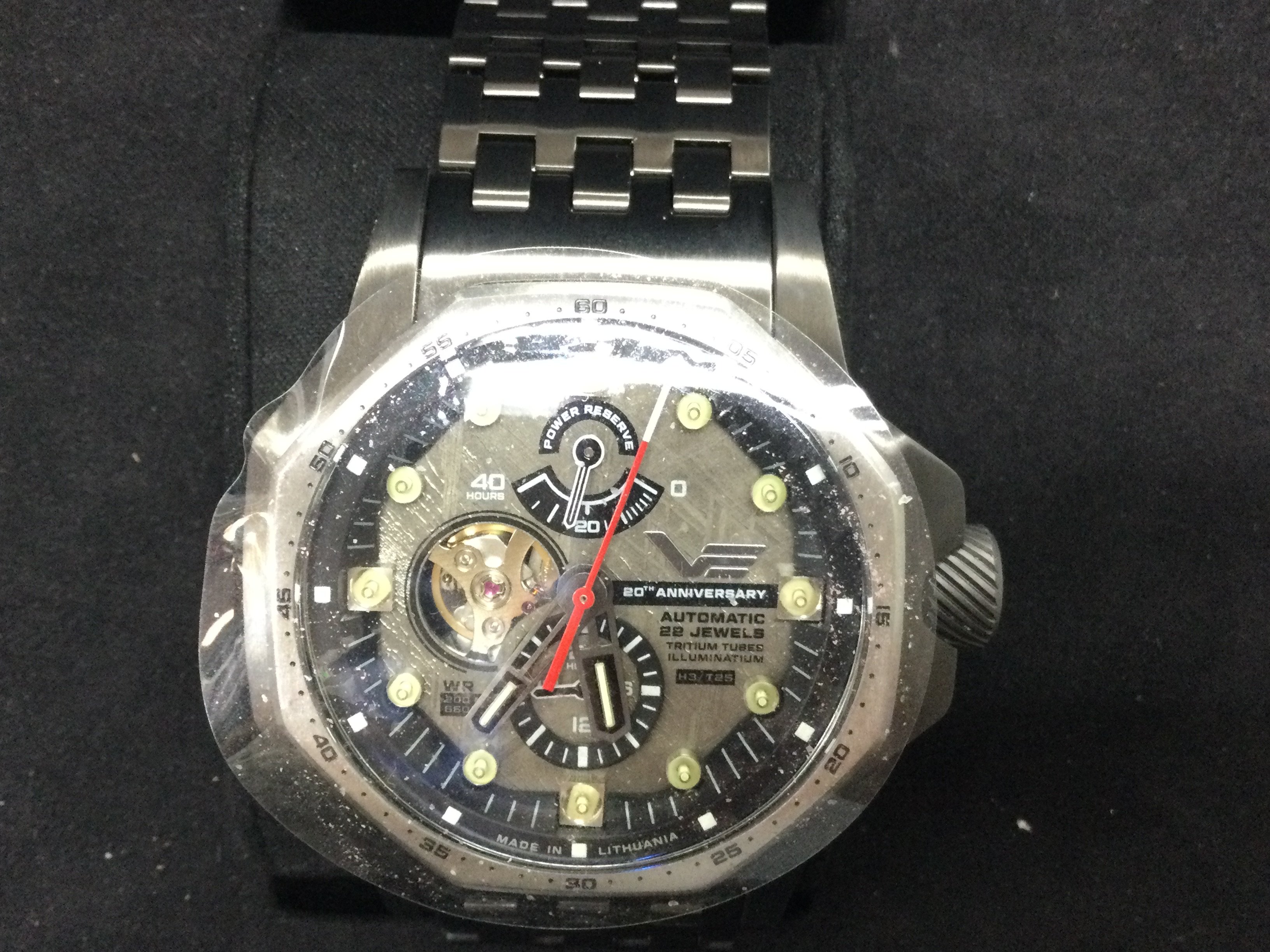 Vostok Europe YN84 640E726 automatic gents watch. 20th anniversary edition in unworn condition seen running. Box and paperwork. Postage C