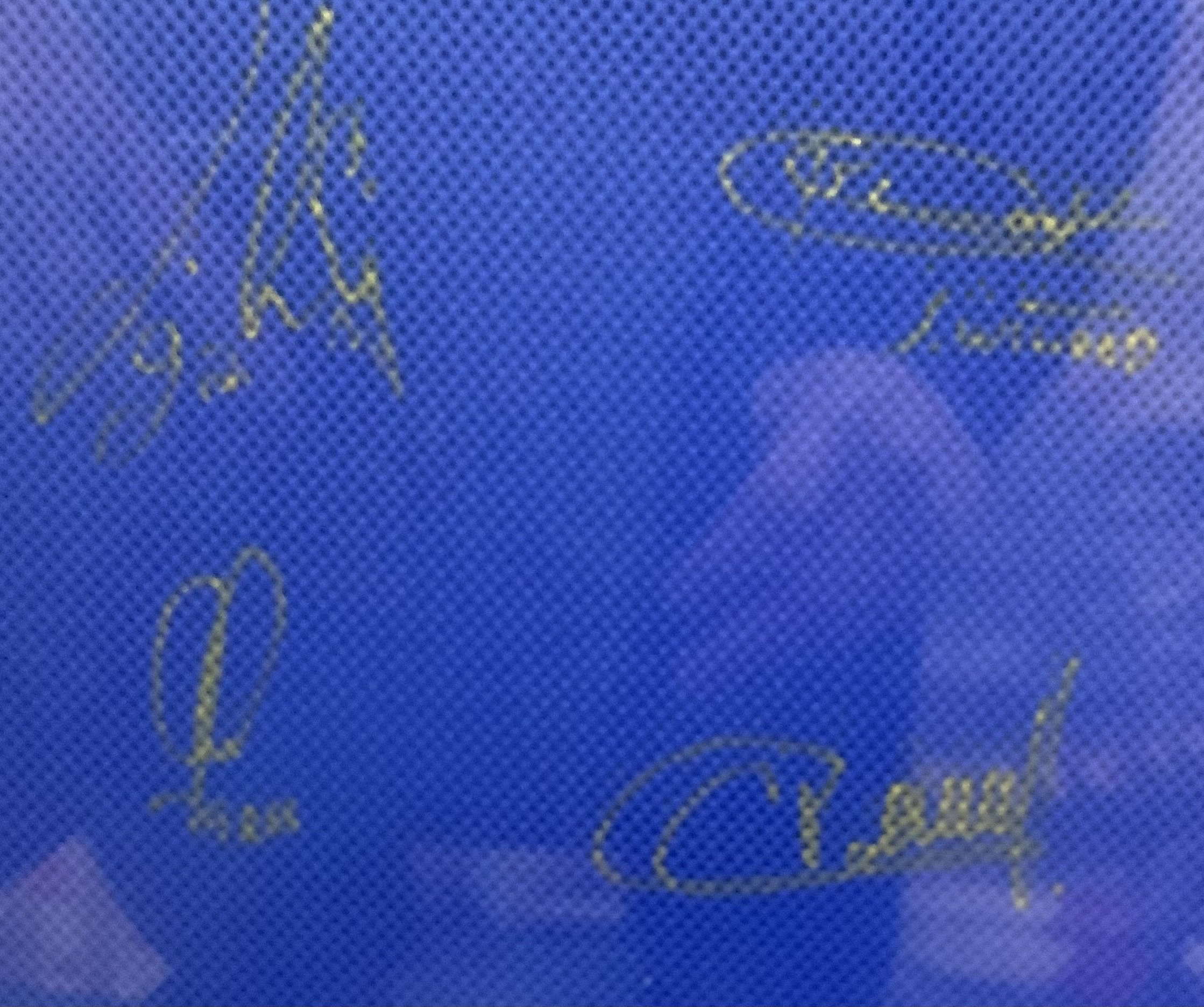 France + Arsenal 2002 Signed Framed Football Shirt: Blue France shirt signed to front by 4 Arsenal players including Henry and Pires. Frame measures approximately 39 inches by 33 inches. Not for posting. 