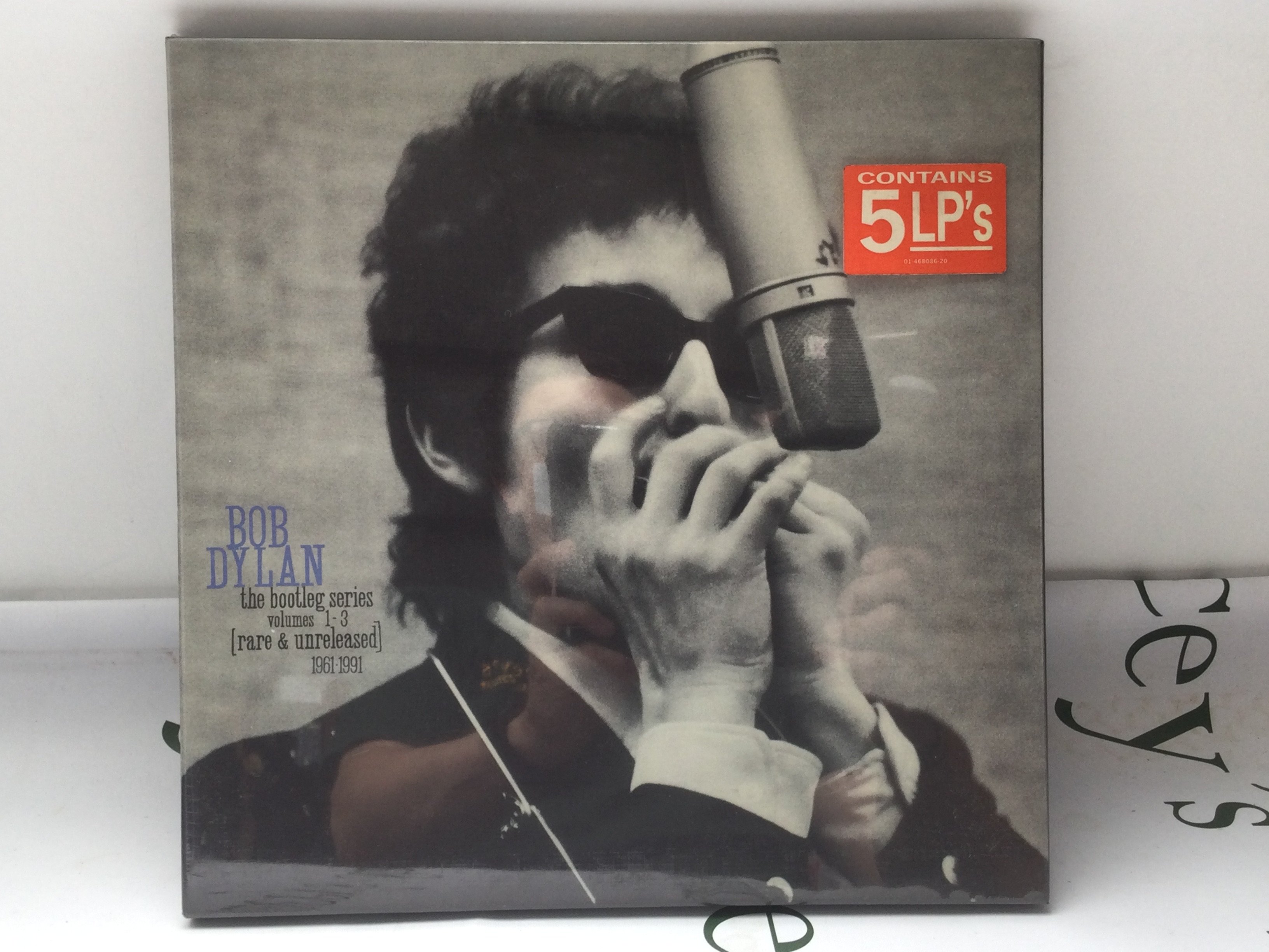 A sealed Bob Dylan 5LP box set.