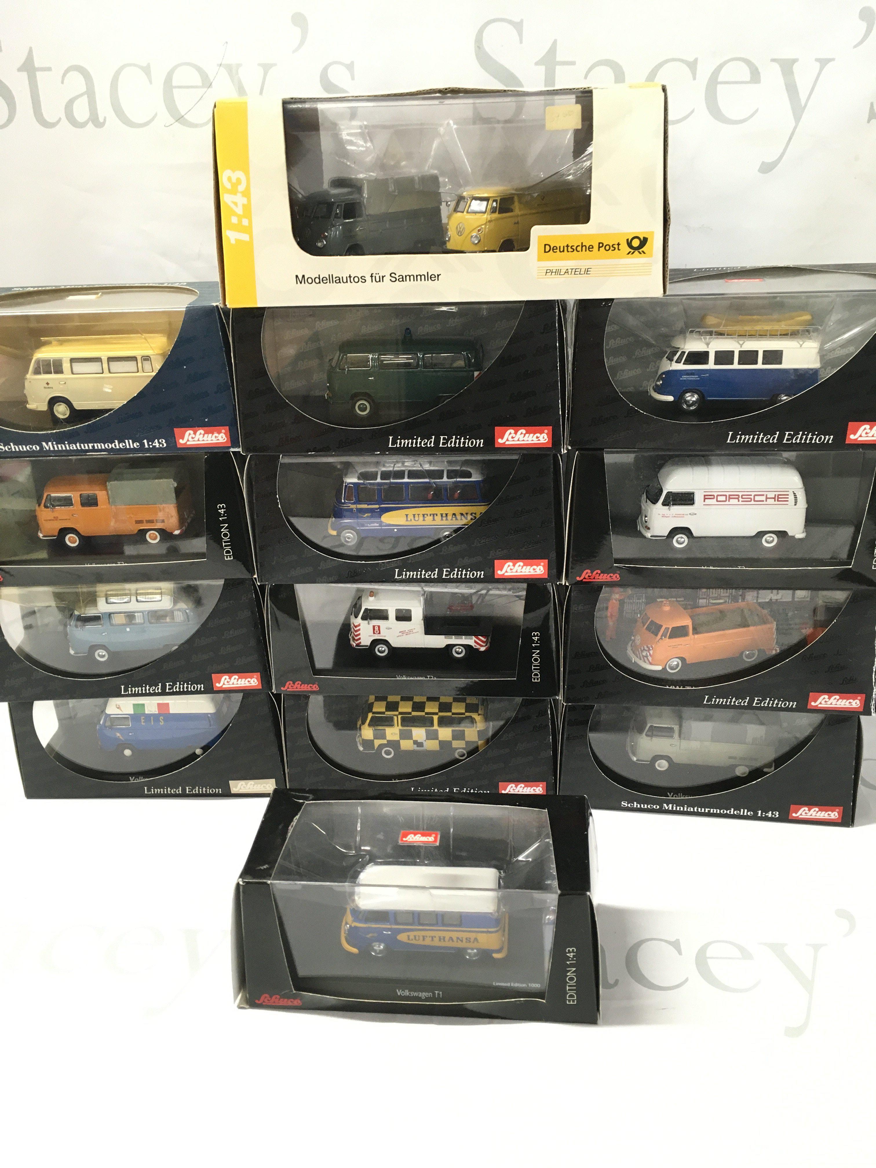 A Collection of Boxed Schuco Volkswagens All 1/43 Scale.