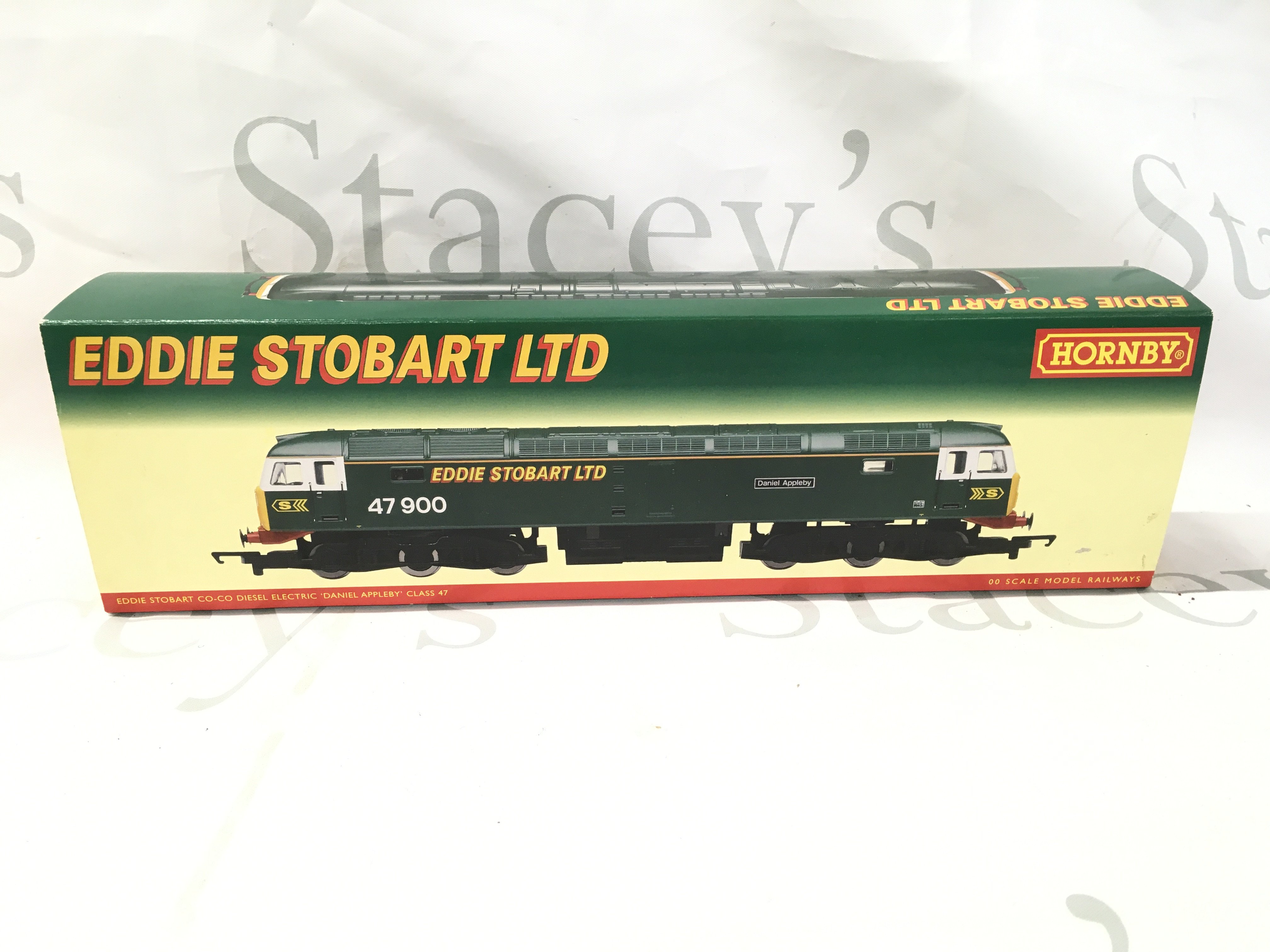 A Boxed Hornby 00 Gauge Co-Co Diesel Electric Class 47 Locomotive Eddie Stobart Daniel Appleby #R2433.