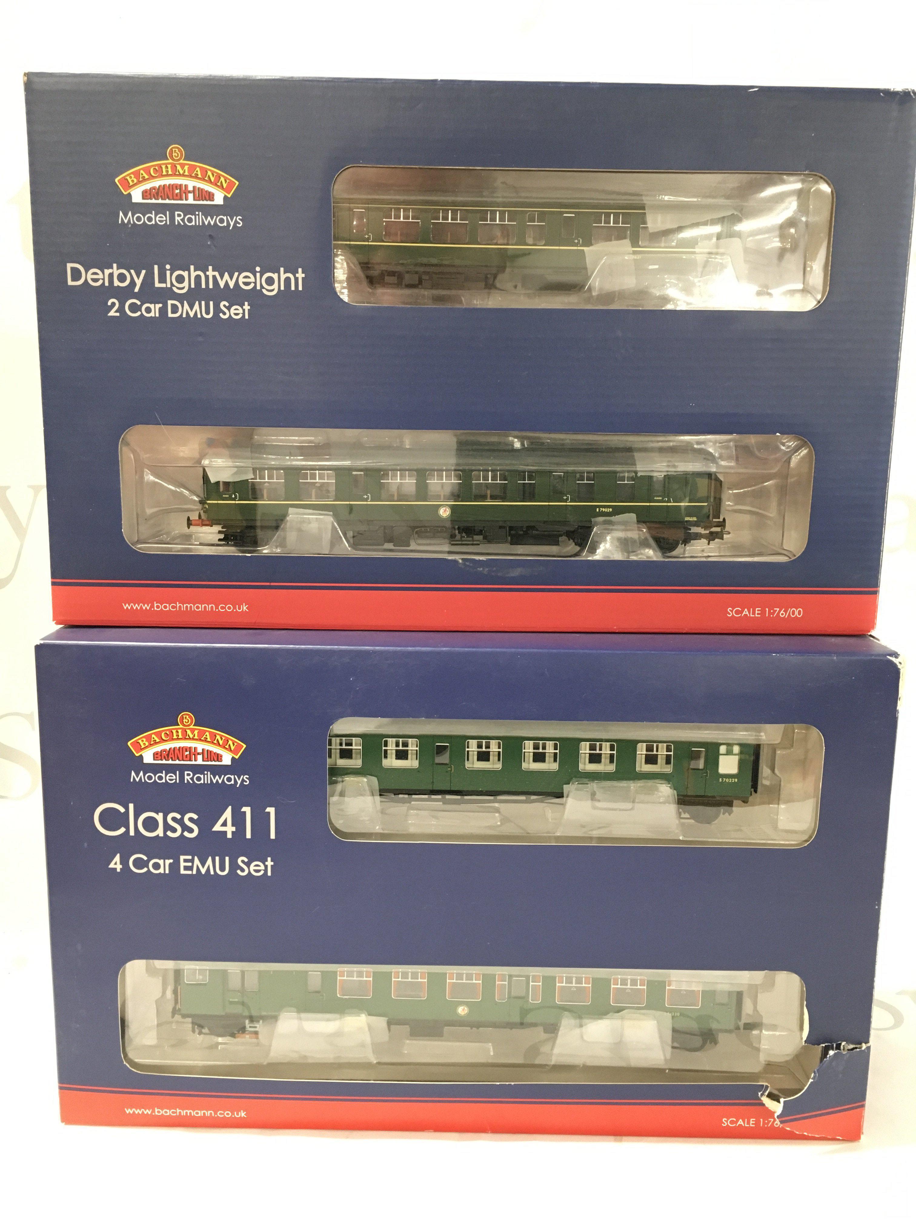A Boxed Bachman 00 Gauge Class 412 4 Car EMU Set #31-425 And A Derby Lightweight 2 Car DMU Set #32-516A. Both DCC.
