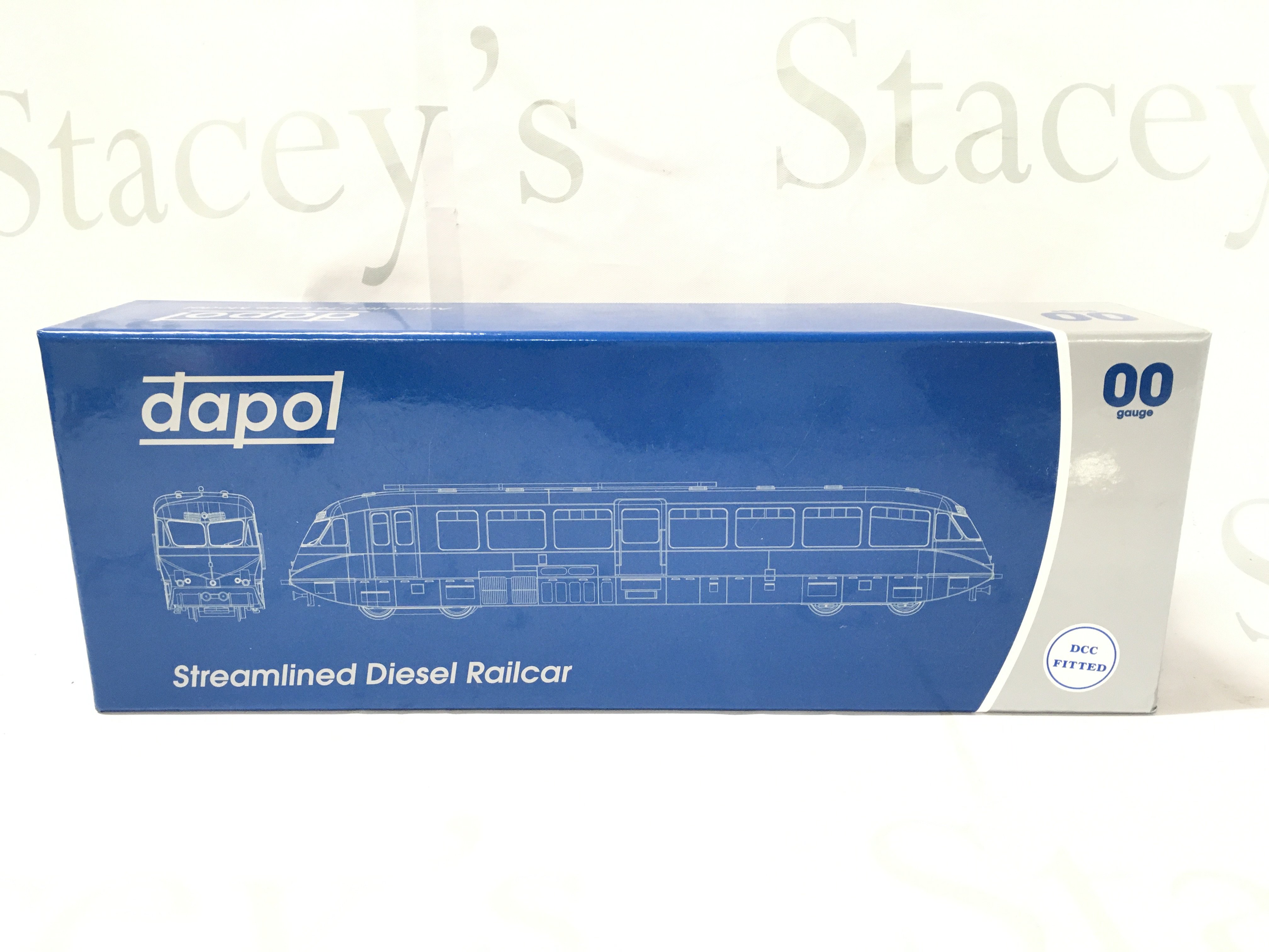 A Boxed Dapol 00 Gauge Streamlined Rail Car W8 BR. DCC # 4D-011-008D.