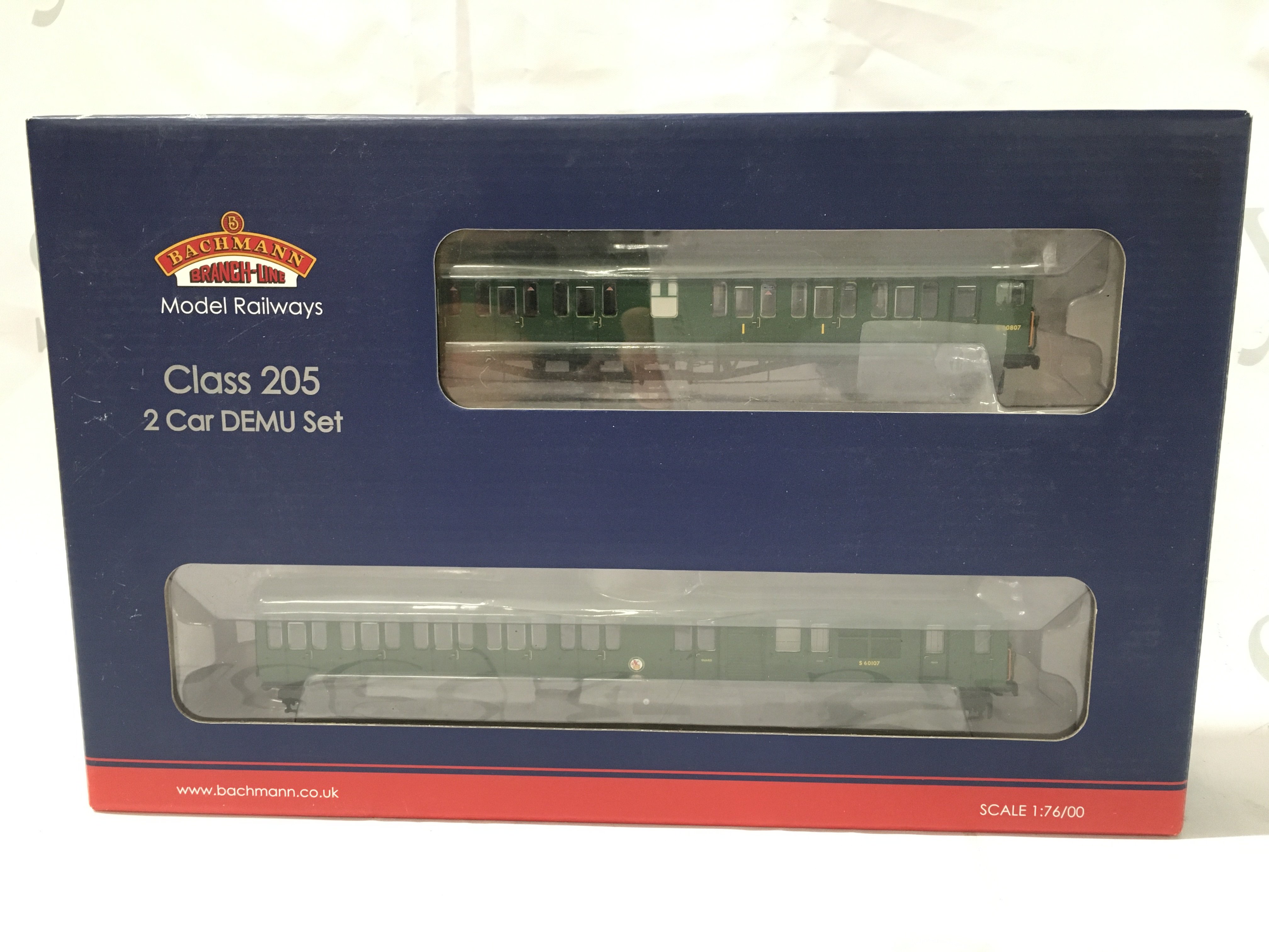 A Boxed Bachmann 00 Gauge Class 205 2 Car Demu Set. #32-236Z DCC.