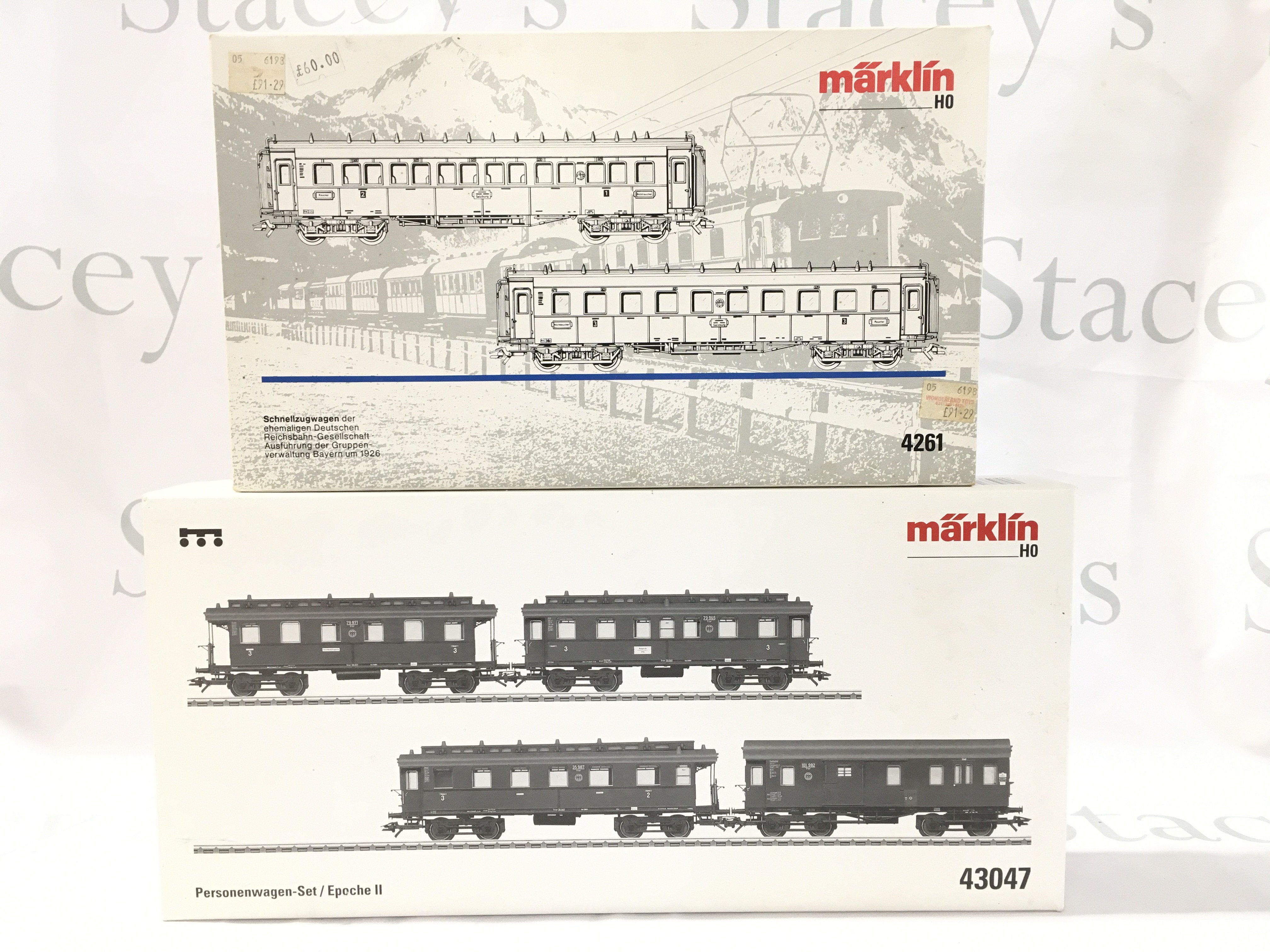 2 X Boxed Marklin H0 Sets. #s 4261 And 43047.