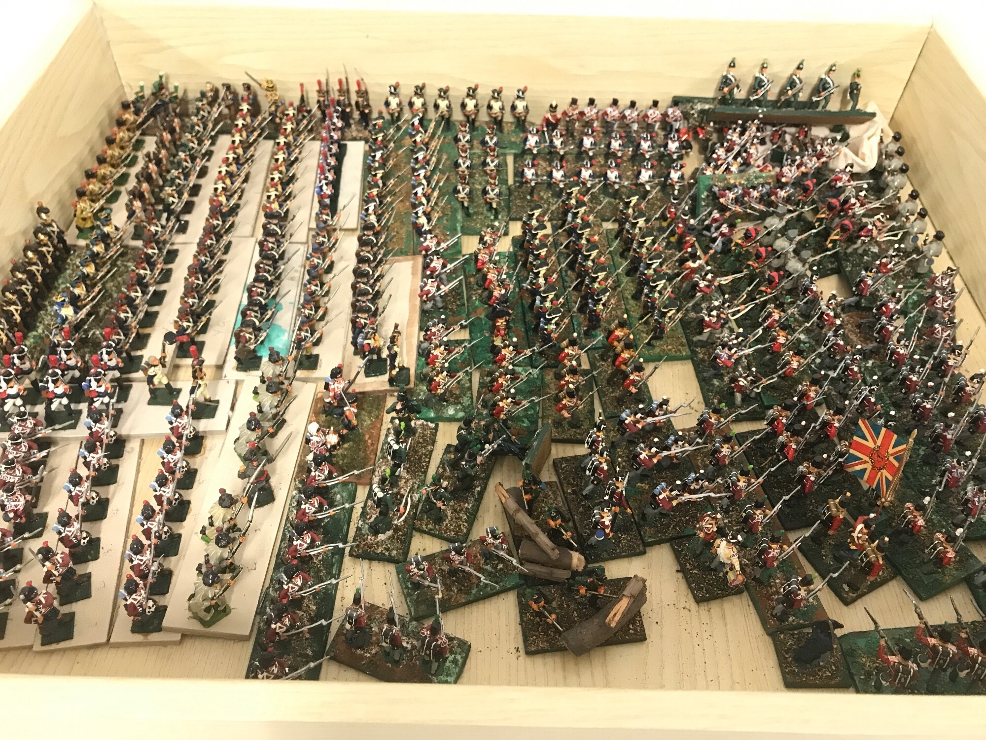 A Collection Of Hand Paimted 15MM Scale Soldiers. No Reserve.