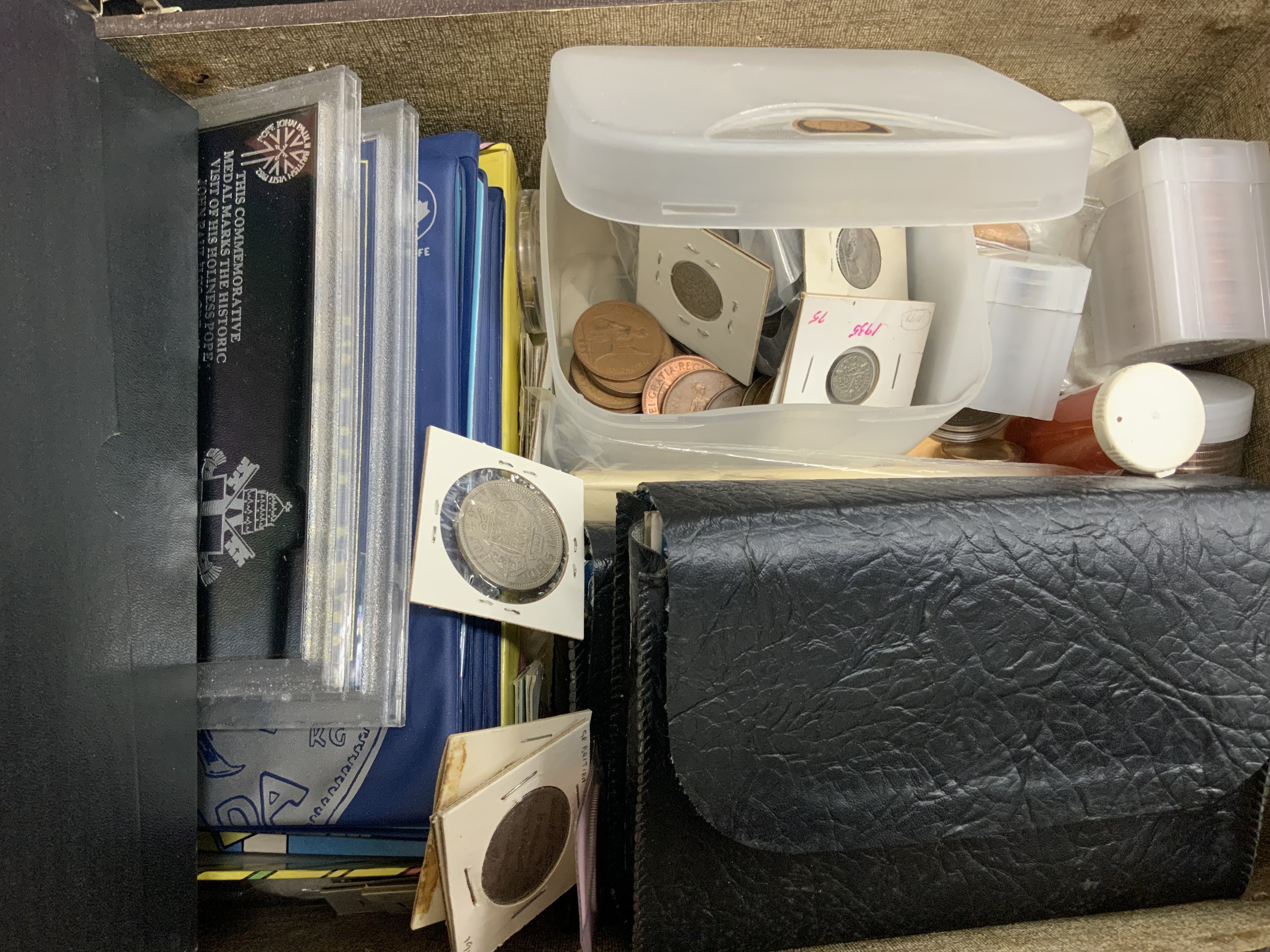 A large and varied collection of Canadian and British coinage.