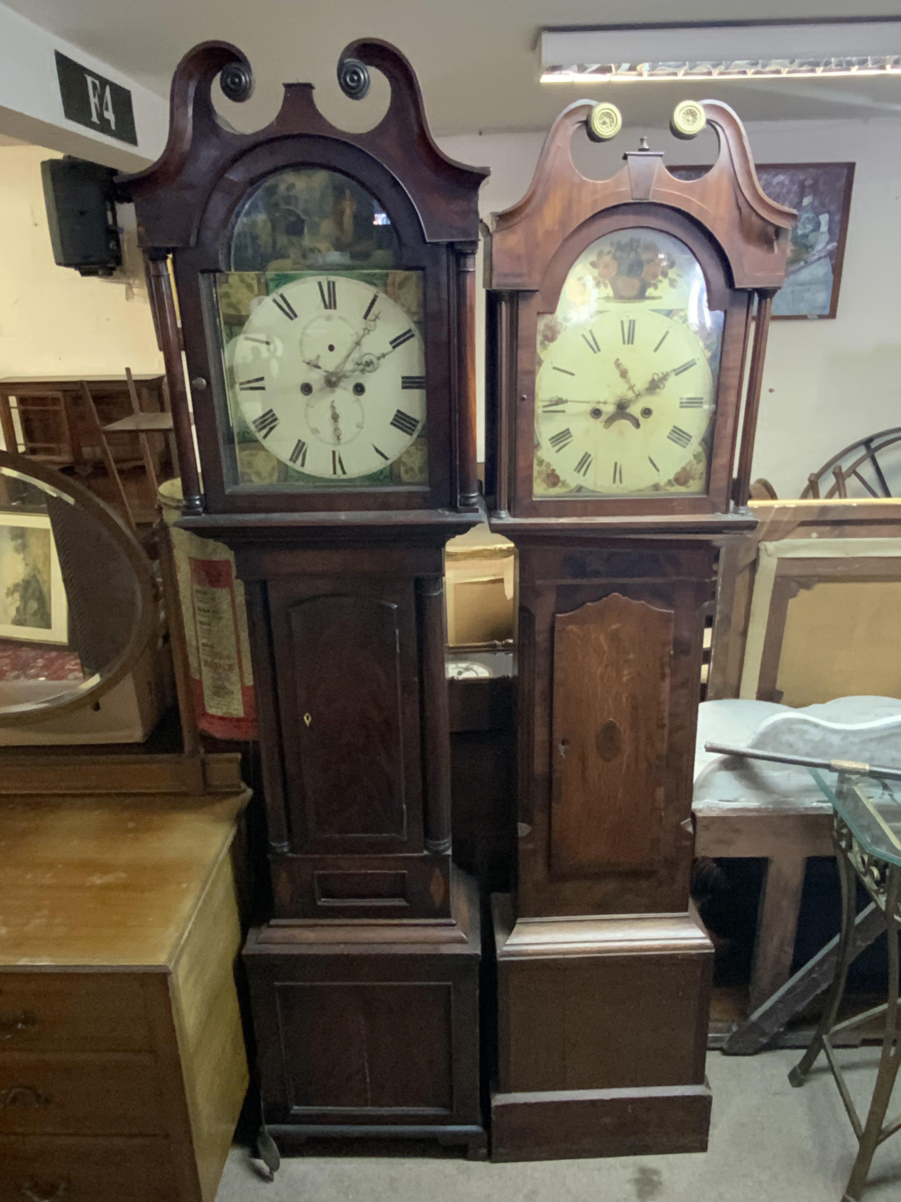 3 Antique Long case clocks (spares and repairs).