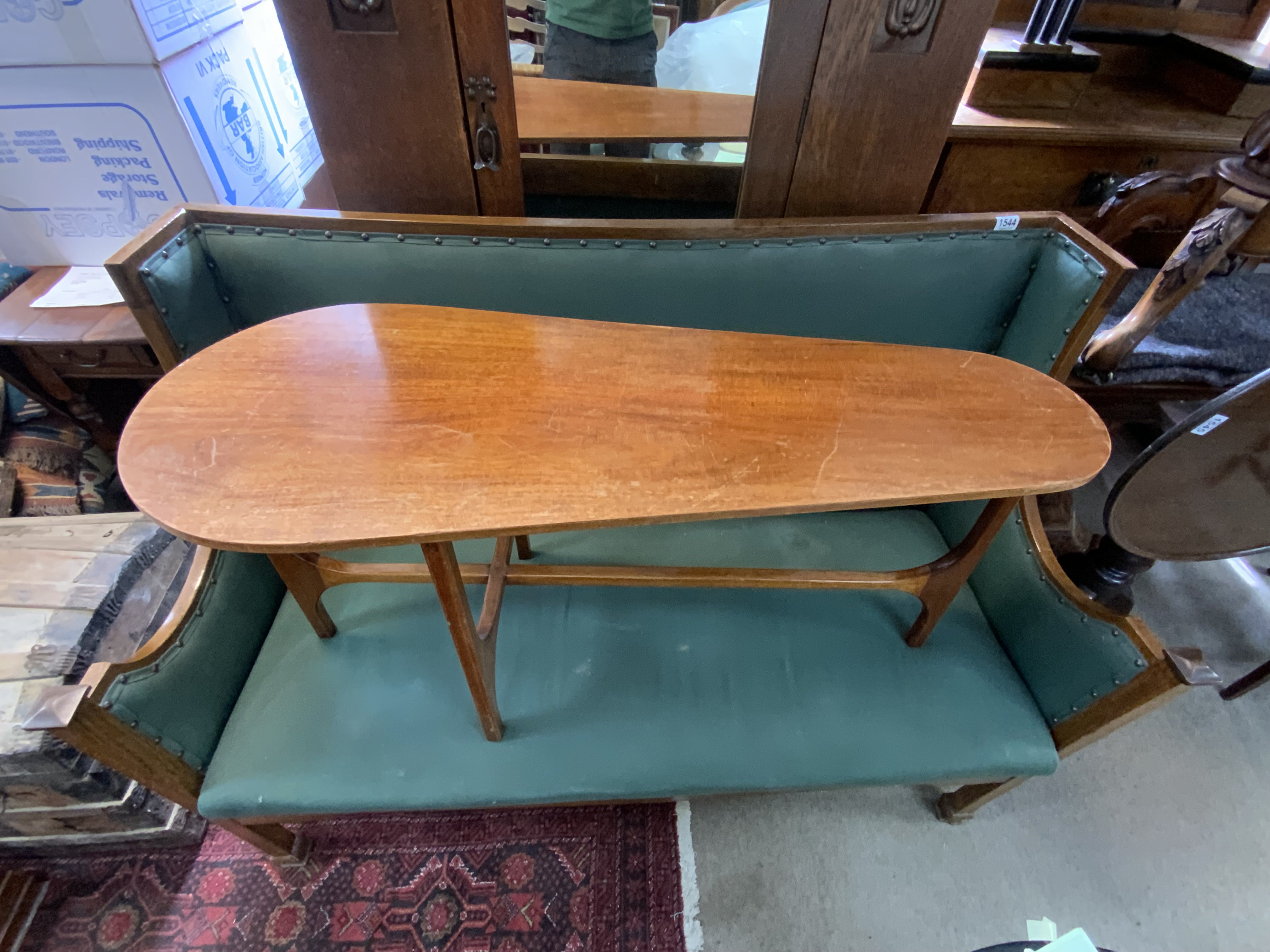 A mid century c.1960s side table. 106cm x 49cm x 42cm