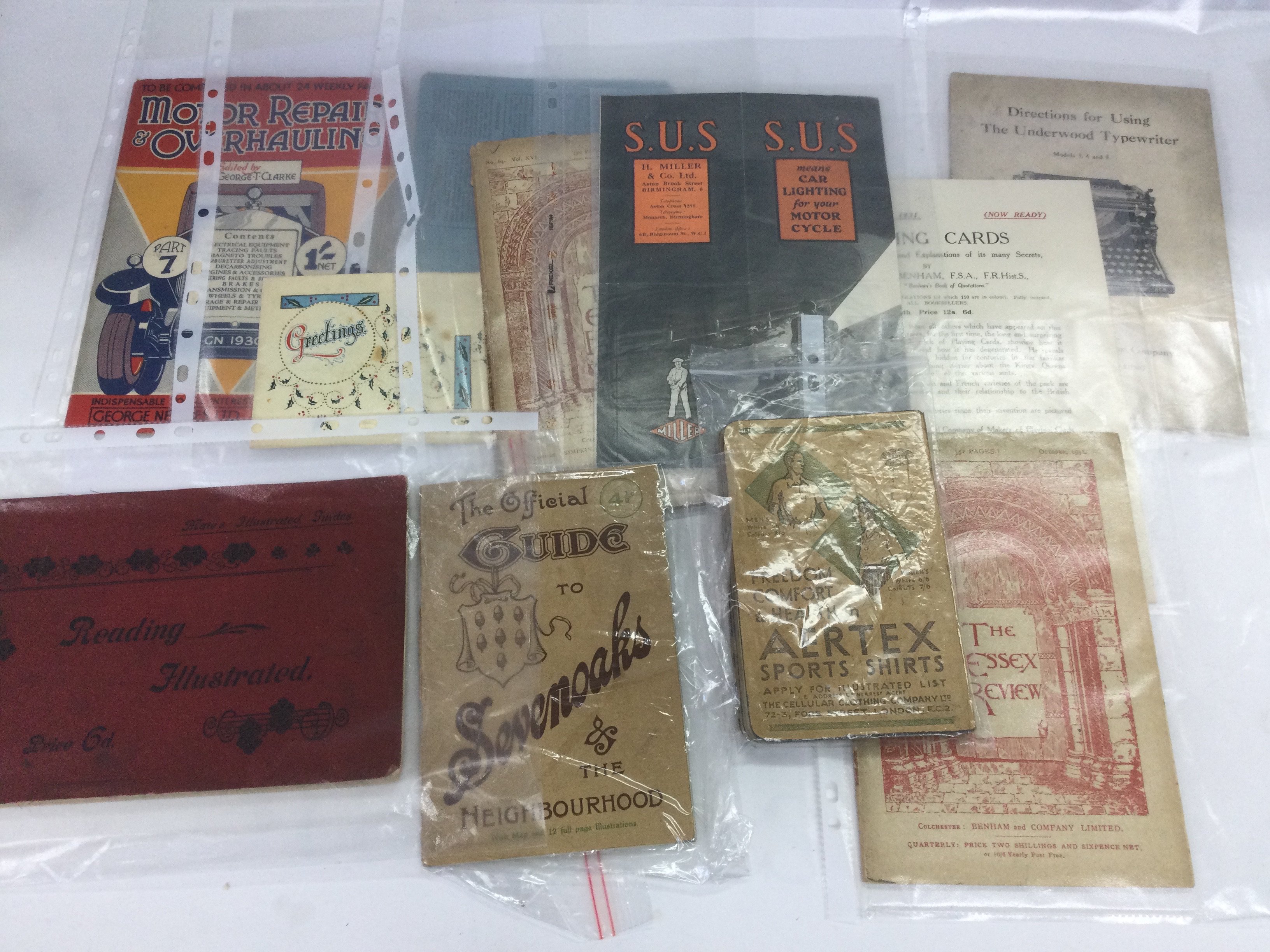 A collection of various ephemera. Shipping category C.- NO RESERVE