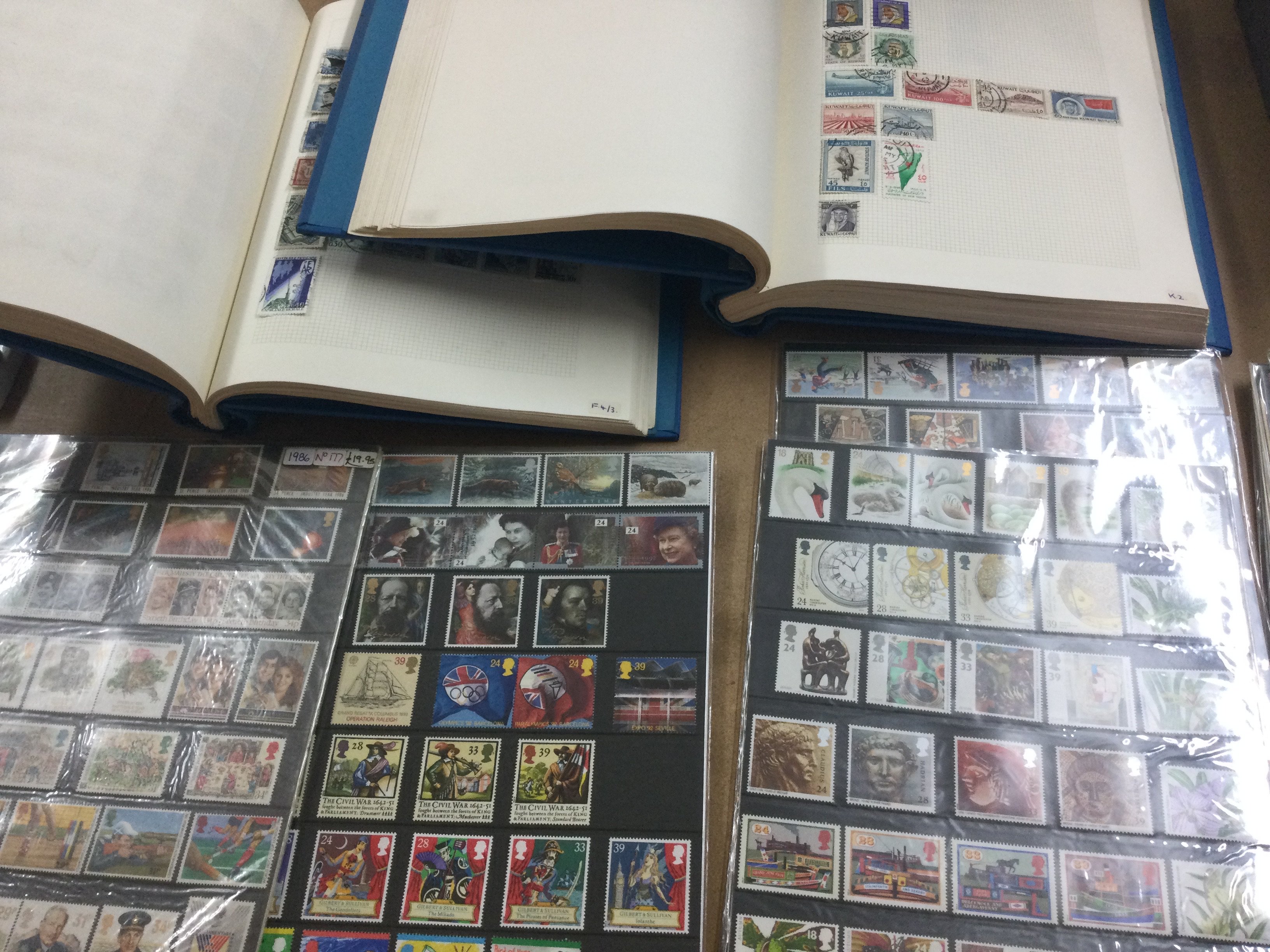 A collection of GB and European stamps various.