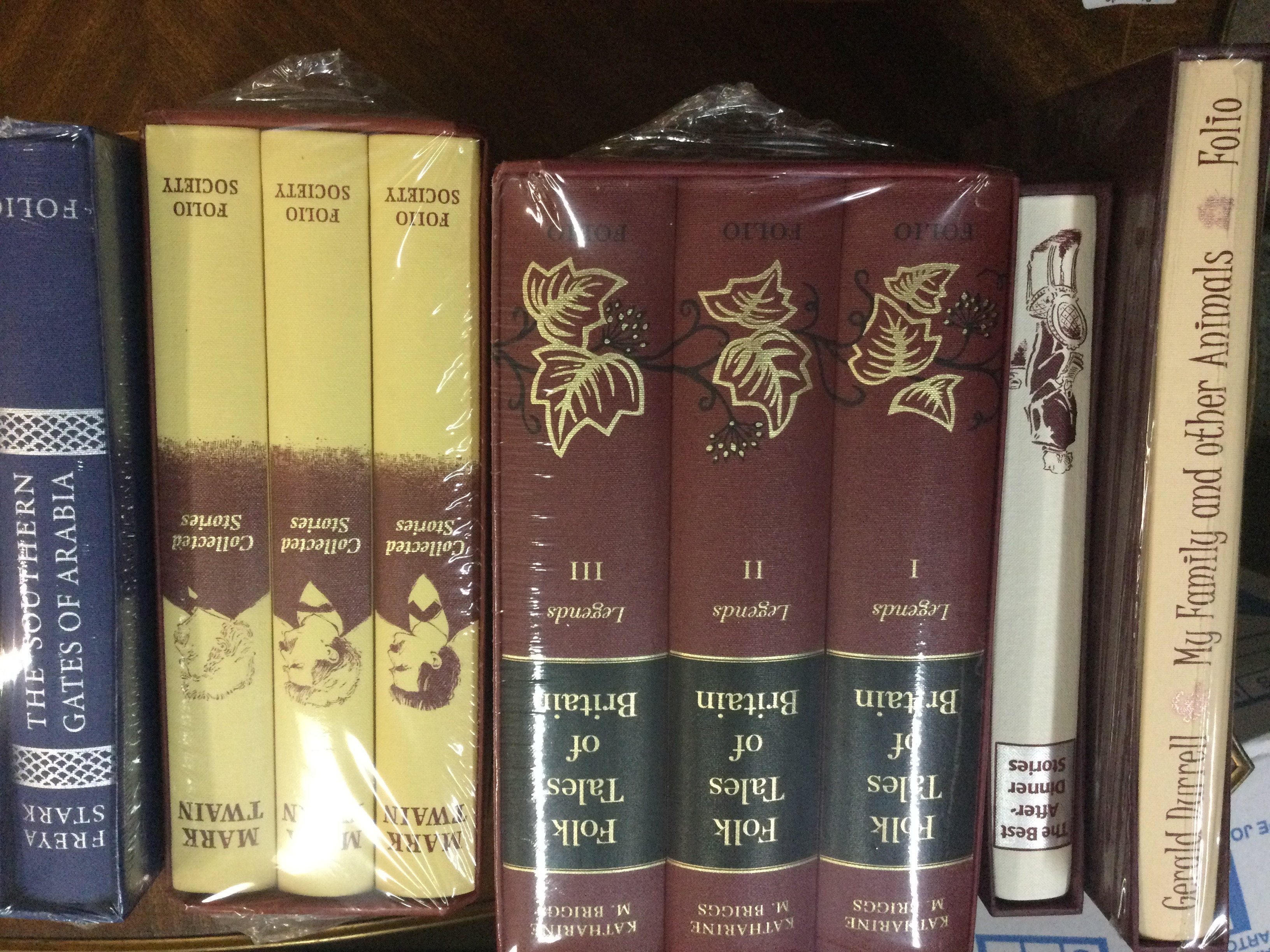 A collection of 20 Folio Society books .