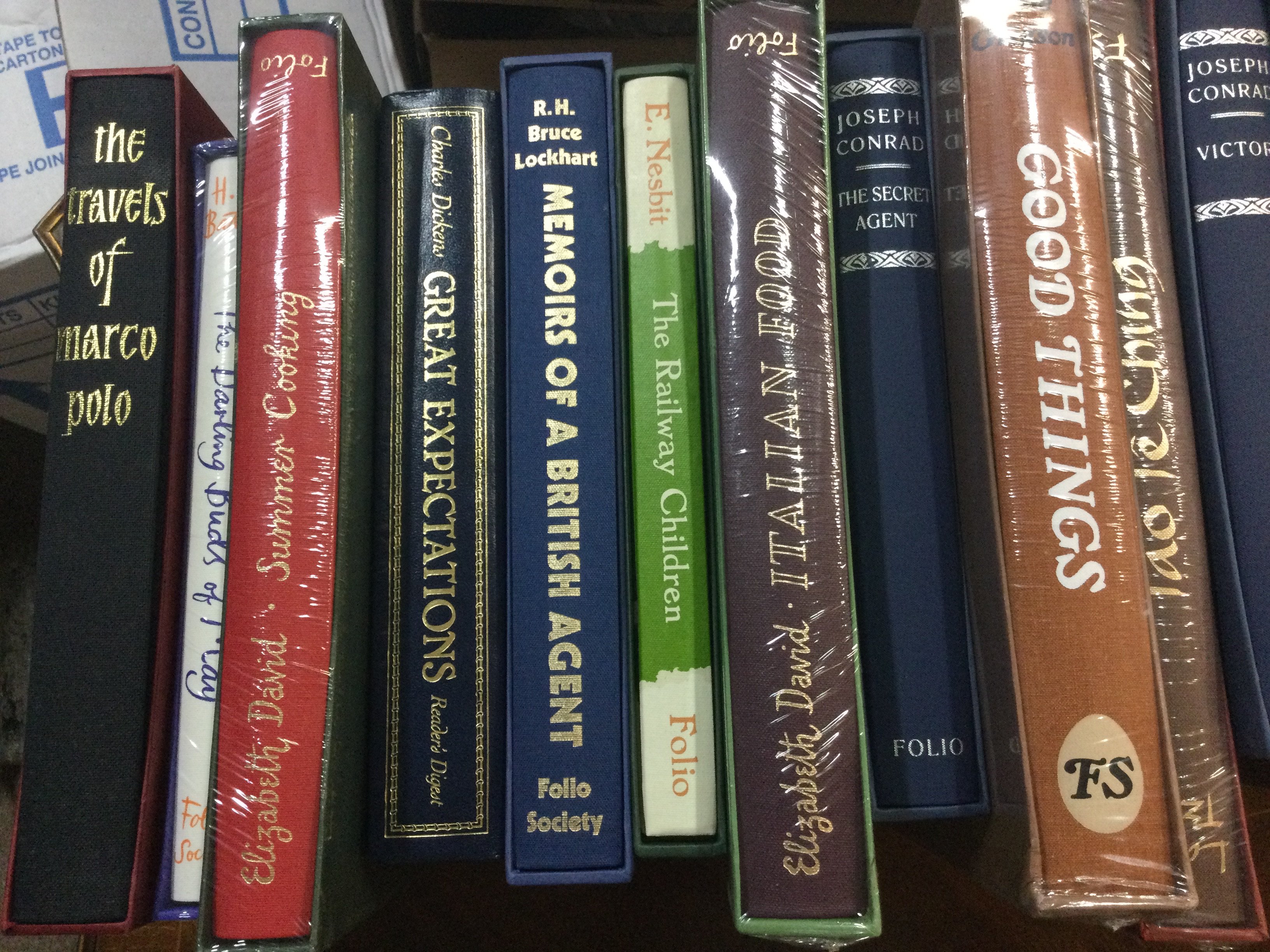 A collection of 22 books including folio Society.