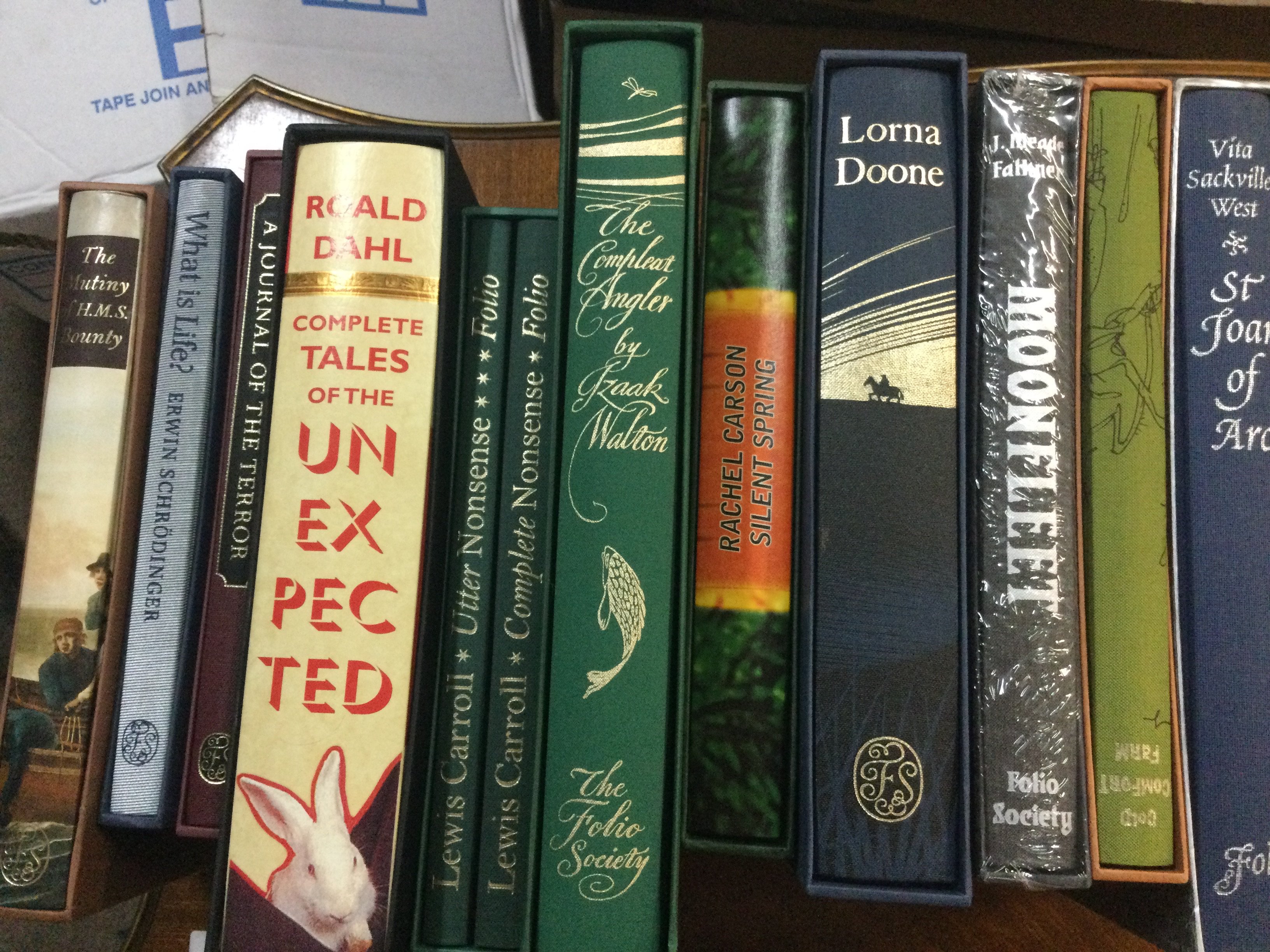 A collection of 24 books including Folio Society.