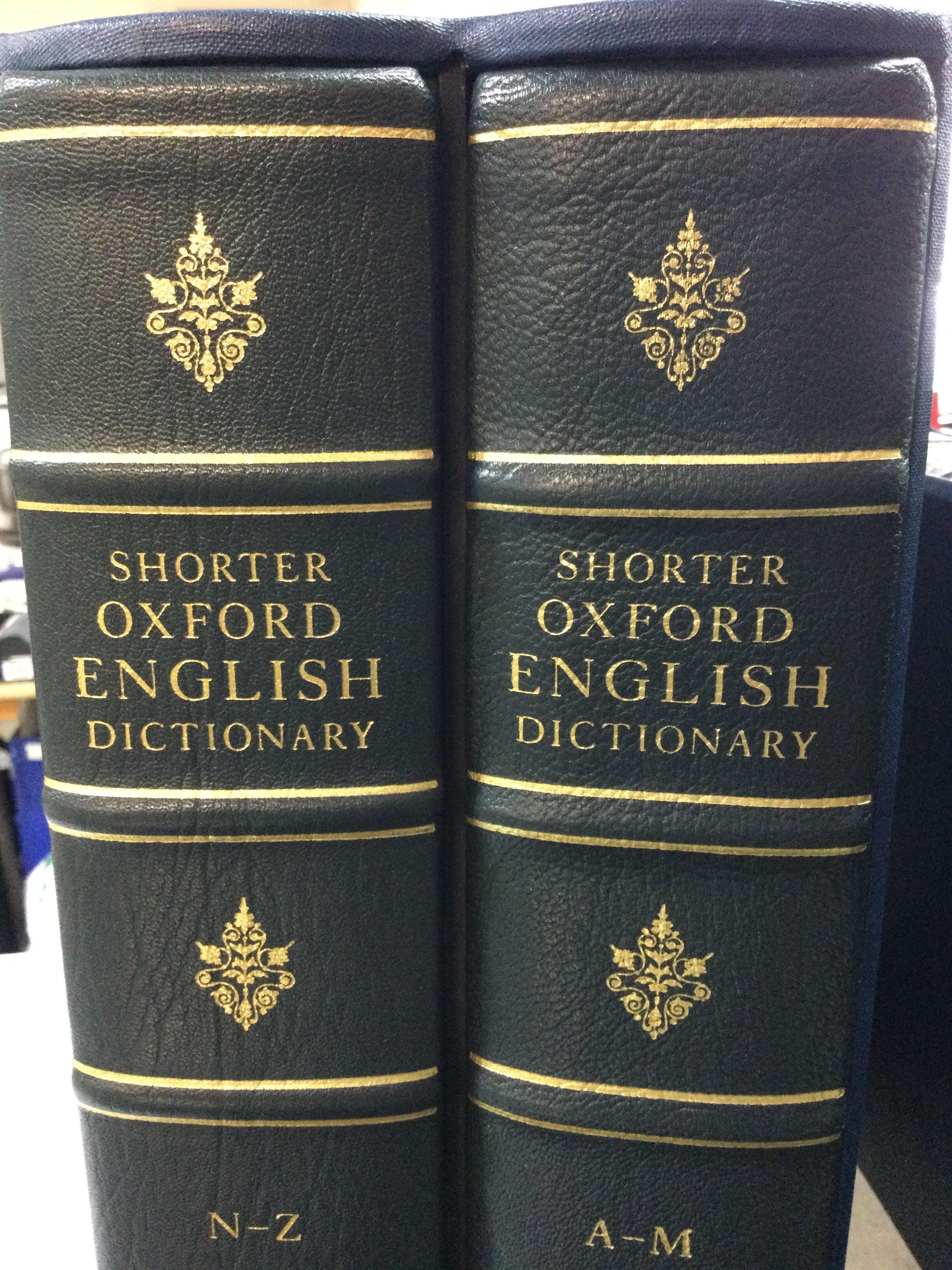 Folio society Shorter Oxford English Dictionary