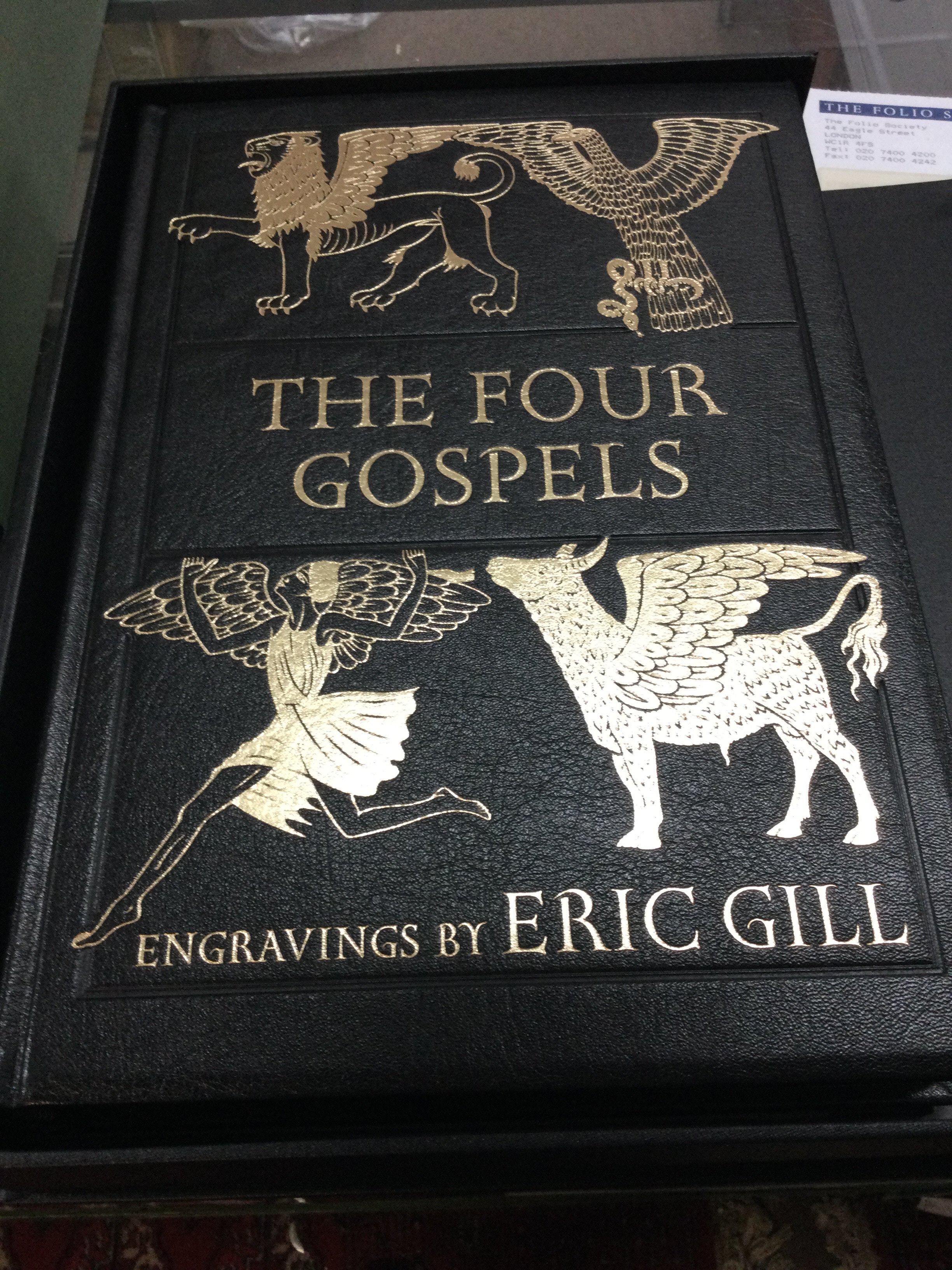 Folio Society, The Four Gospels engravings by Eric Gill .