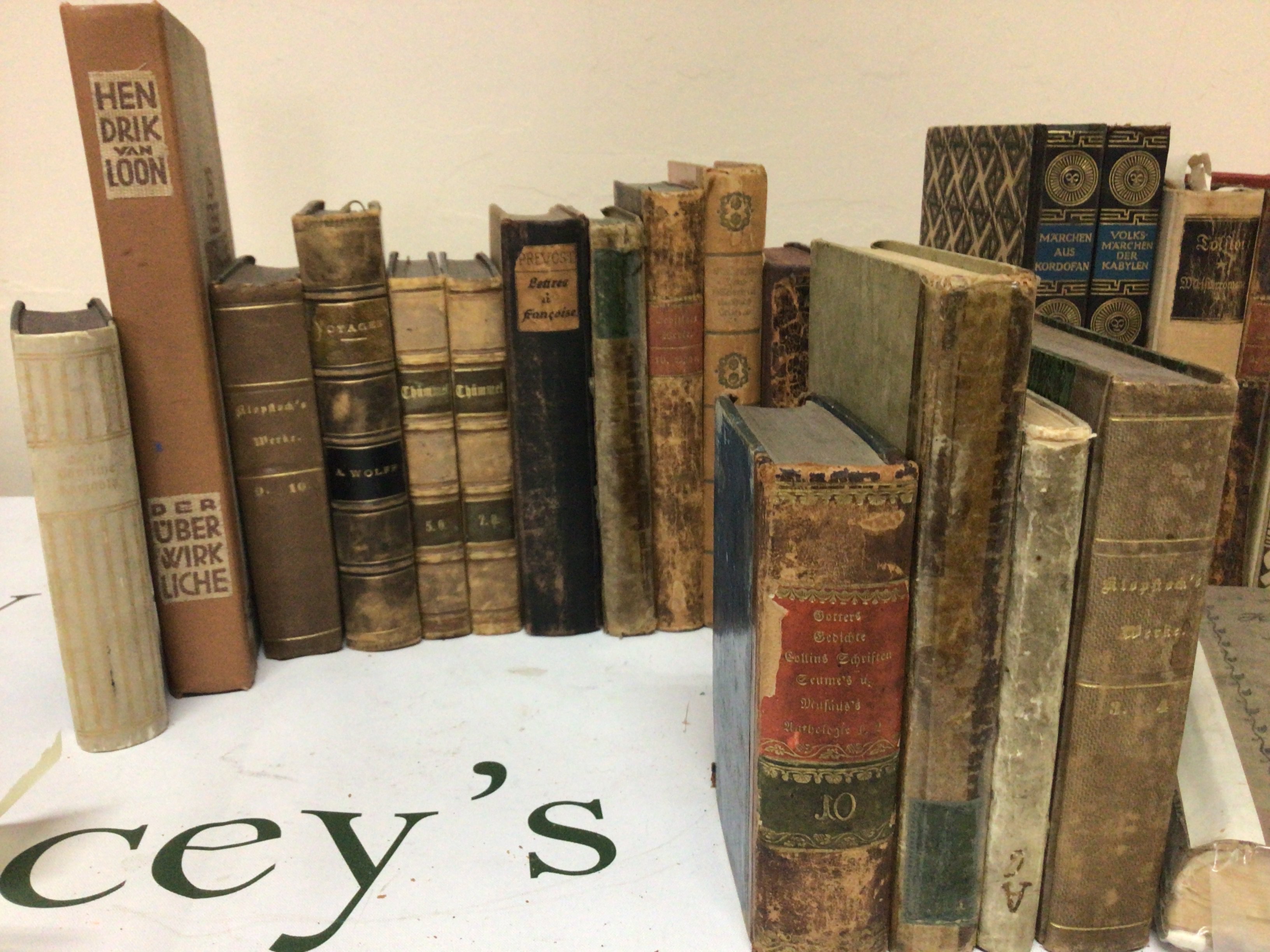 A collection of 19th century and later books Continental books Jewish themed books and others.