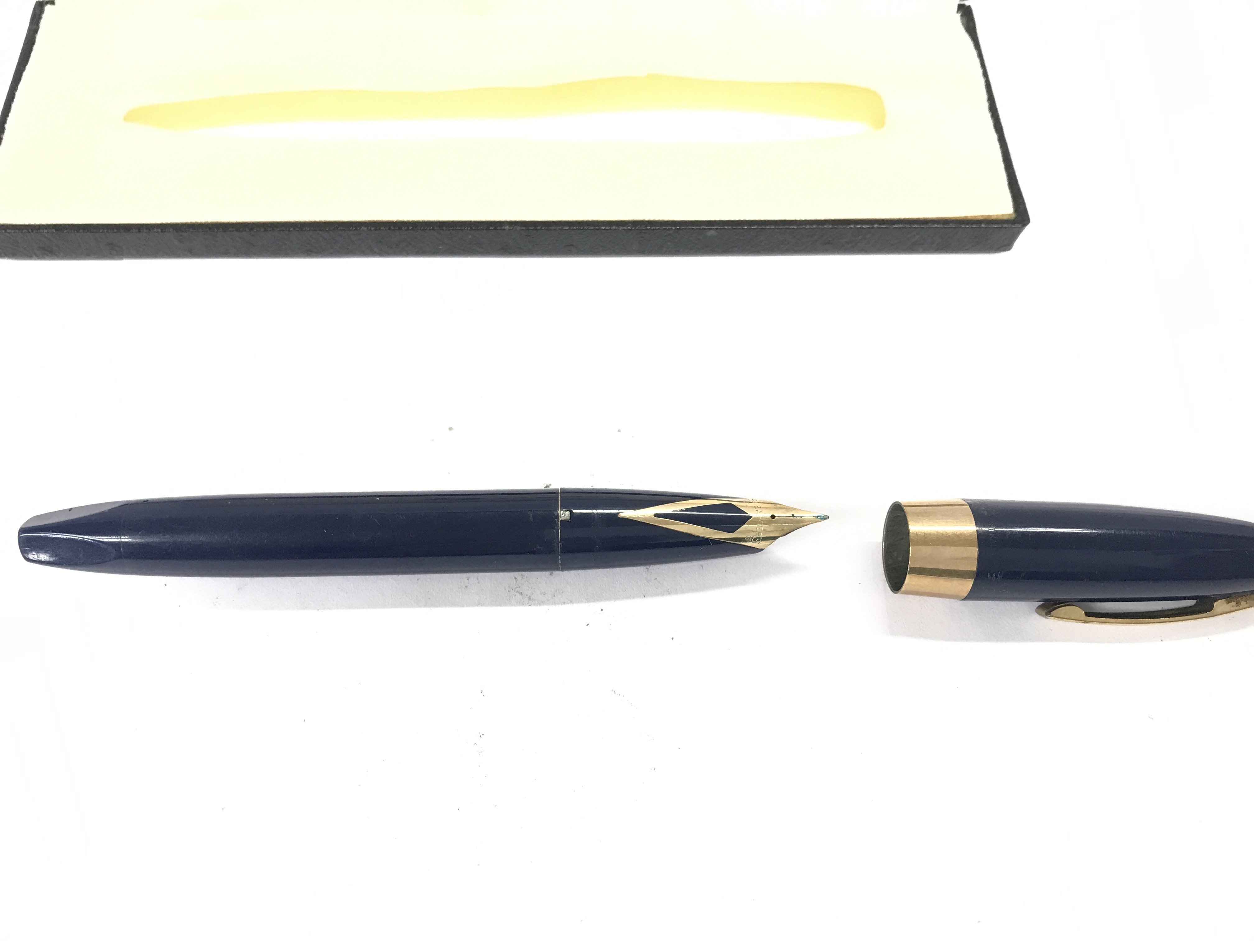 A Sheaffer fountain pen with 14ct gold nip.Postage B