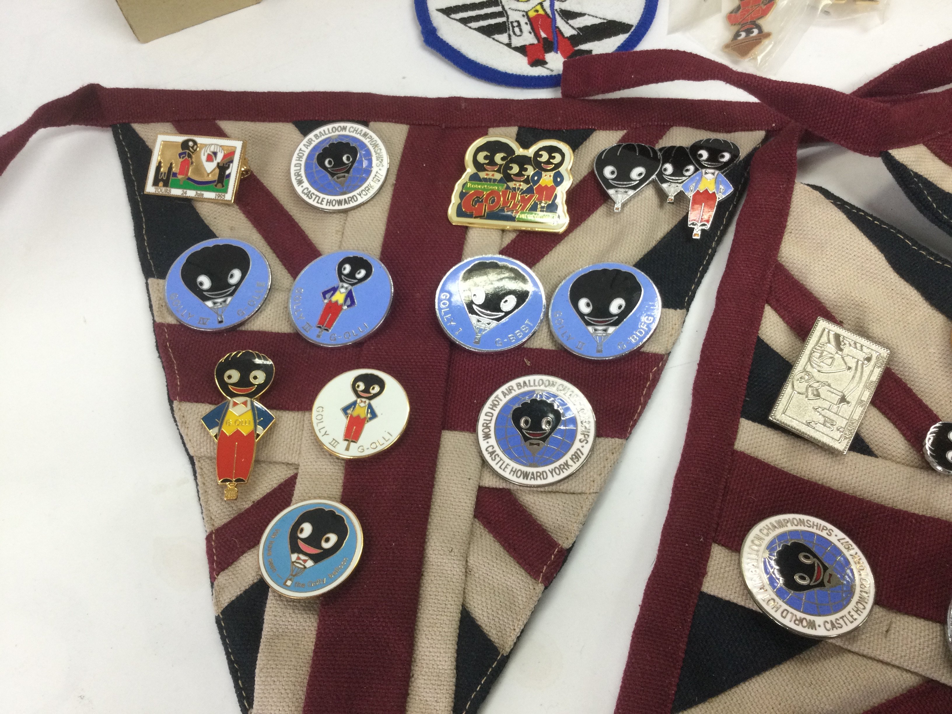 A collection of Robertson's collectable enamel badges, jazz figures and football players. Shipping category B.