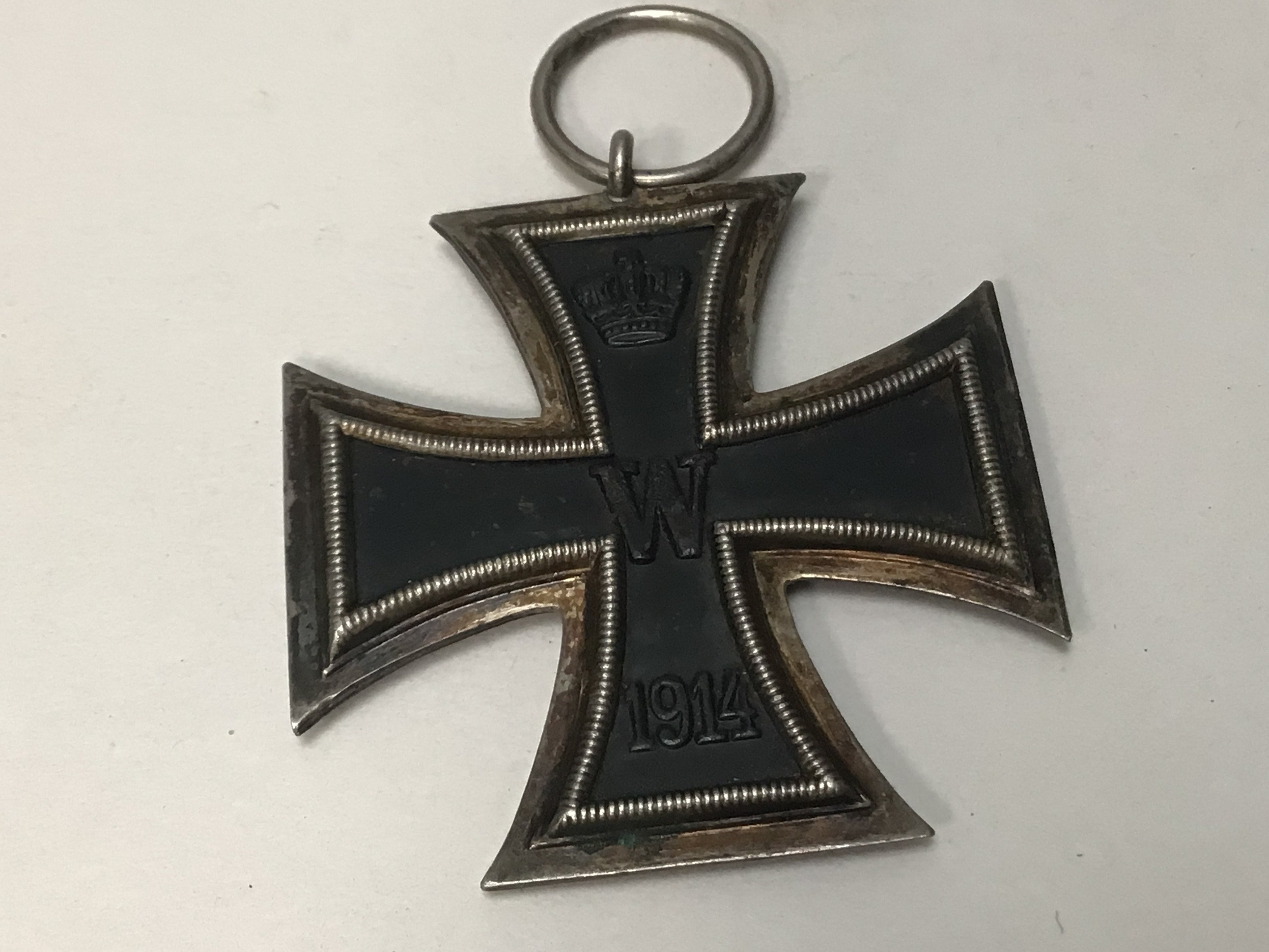 A German I world war Imperial Iron cross second class.